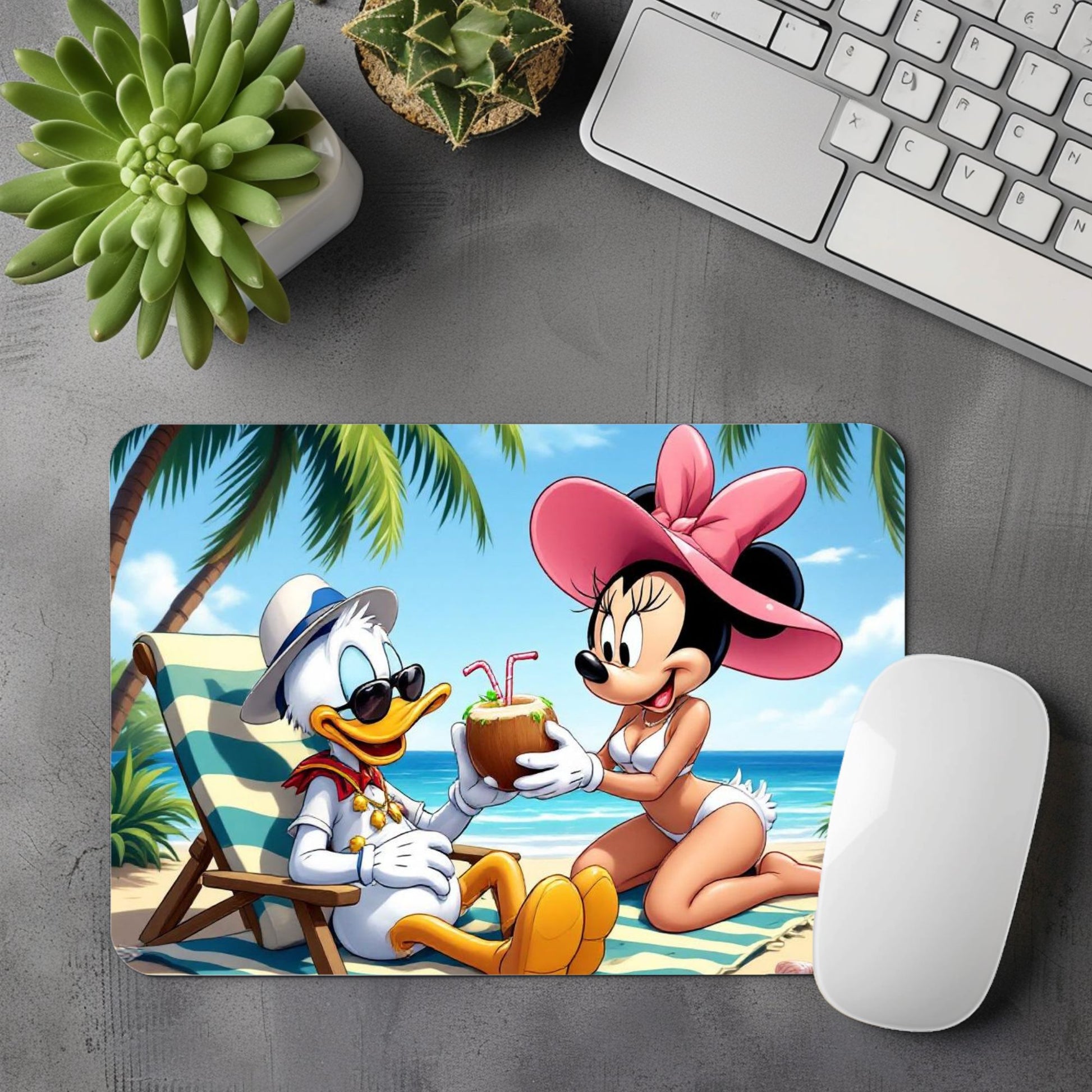 Donald & Minnie - Personnalisation | Plage Personnalisation Disney Shop | Anylem Beauty Tapis 