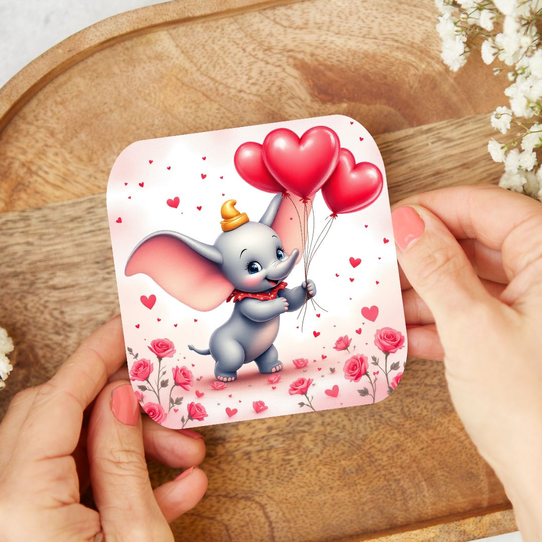 Dumbo - Dessous de verre | St Valentin Dessous de verres Disney Shop | Anylem Beauty 