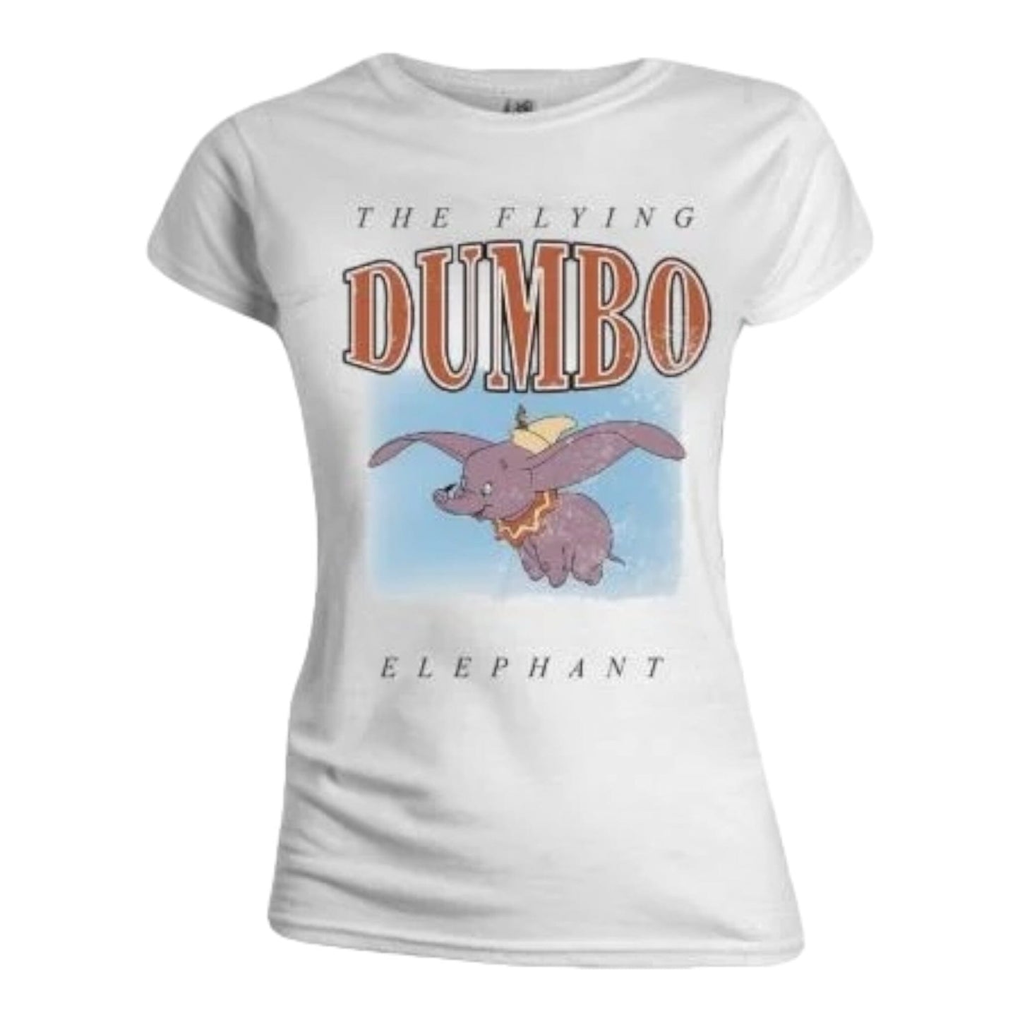 Dumbo - T-Shirt Blanc Vintage FEMME Vêtements Disney 