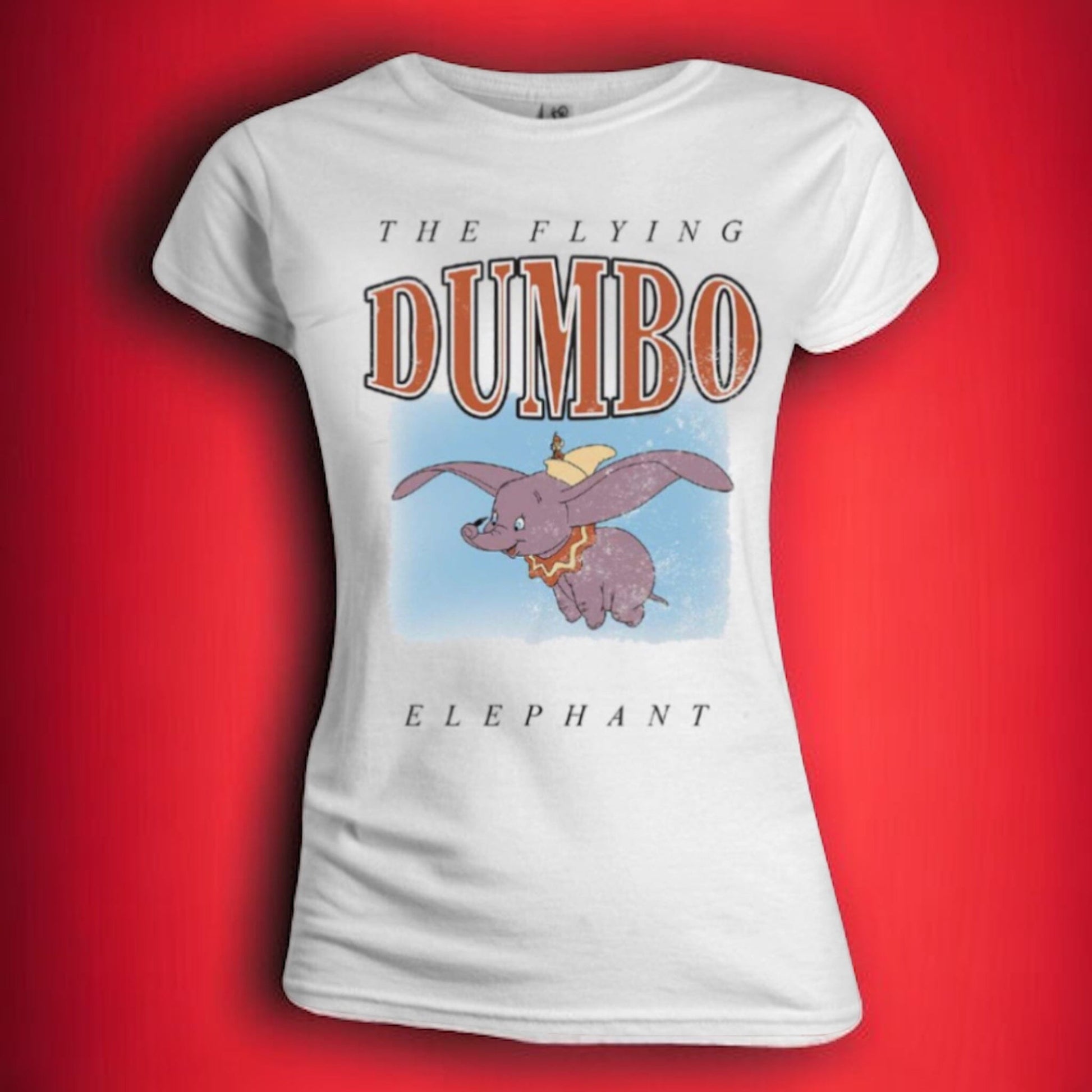 Dumbo - T-Shirt Blanc Vintage FEMME Vêtements Disney 