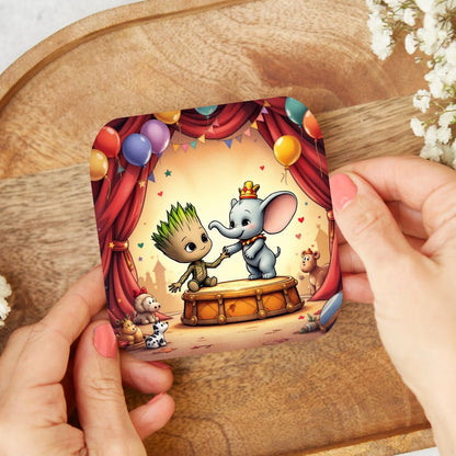 Dumbo x Baby Groot - Dessous de verre Dessous de verres Disney Shop | Anylem Beauty 