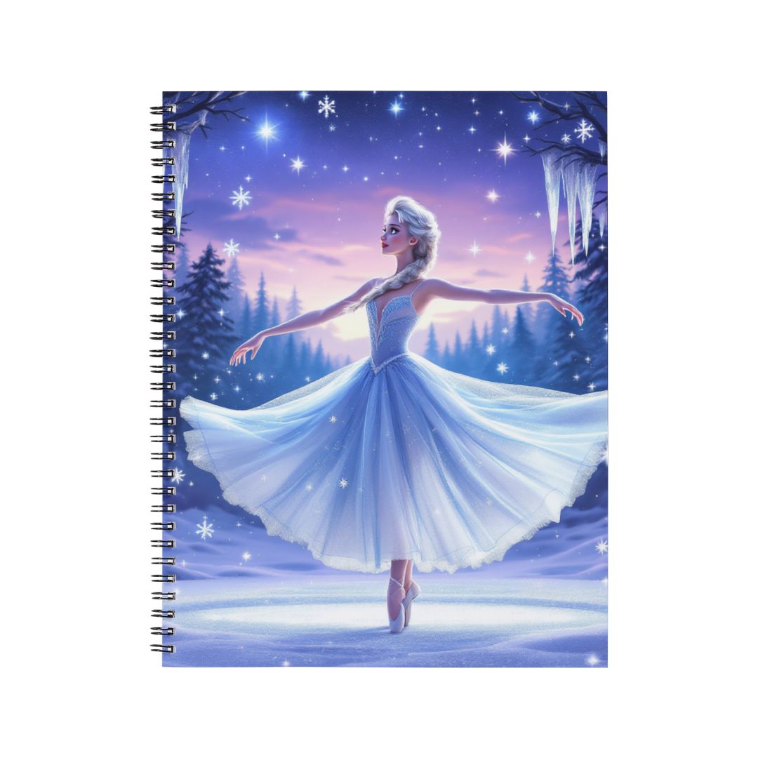 Elsa - Personnalisation | Danseuse Personnalisation Disney Shop | Anylem Beauty Carnet de notes A5 
