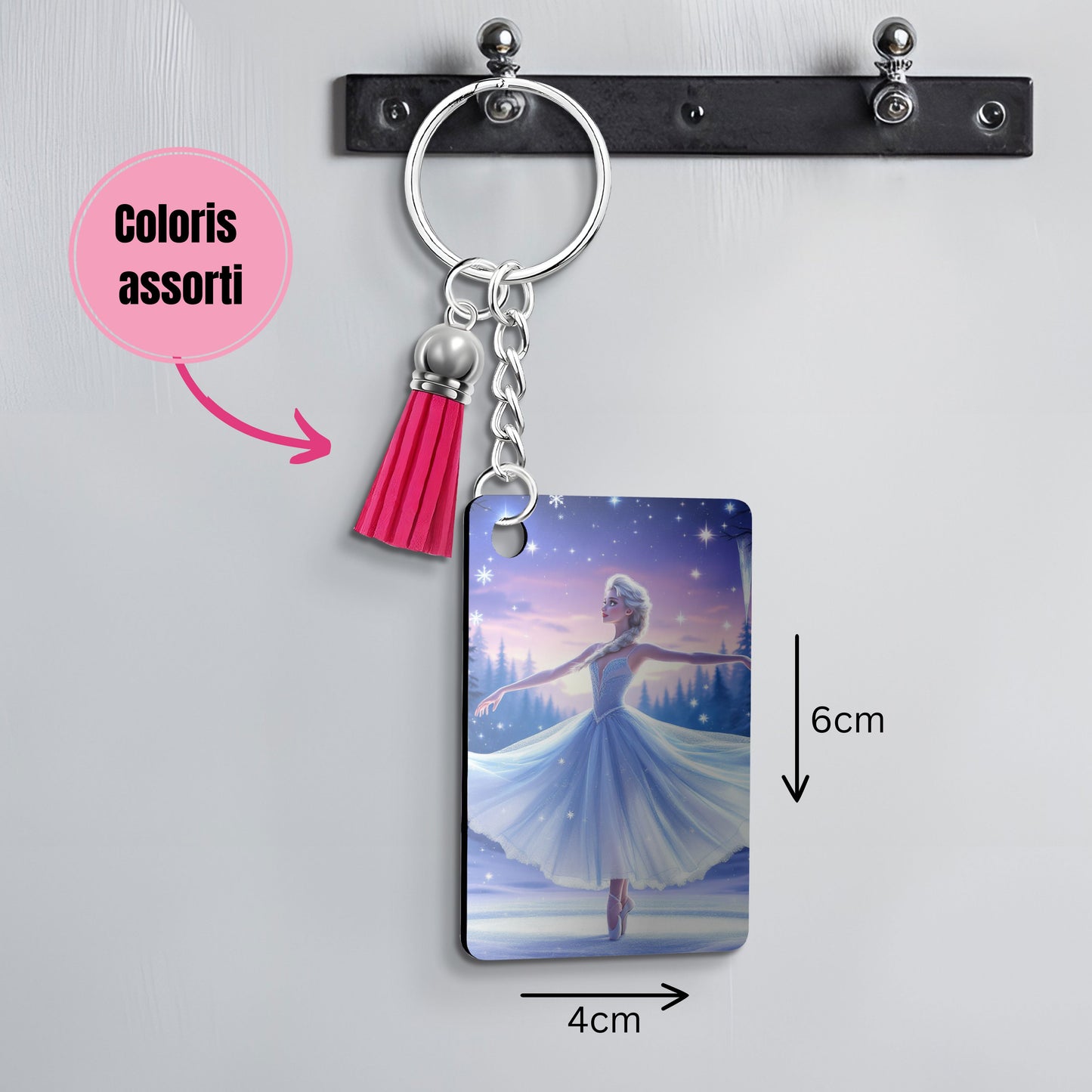 Elsa - Personnalisation | Danseuse Personnalisation Disney Shop | Anylem Beauty Porte clé 