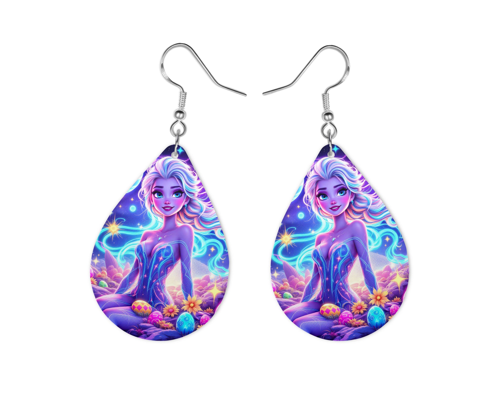 Elsa - Personnalisation | Pâques Personnalisation Disney Shop | Anylem Beauty Boucle d’oreilles 