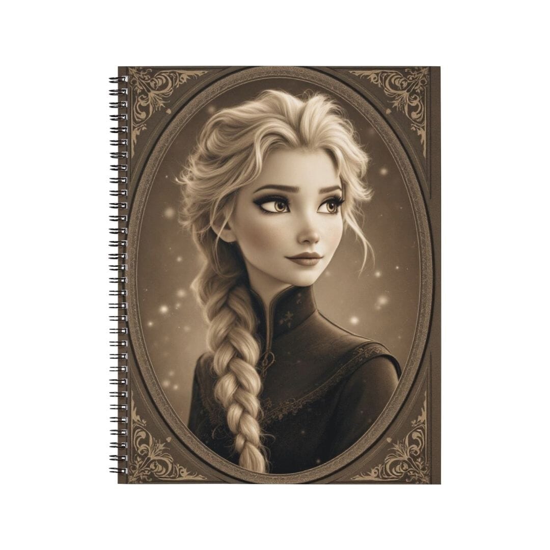 Elsa - Personnalisation | Vintage Personnalisation Disney Shop | Anylem Beauty Carnet de notes A5 