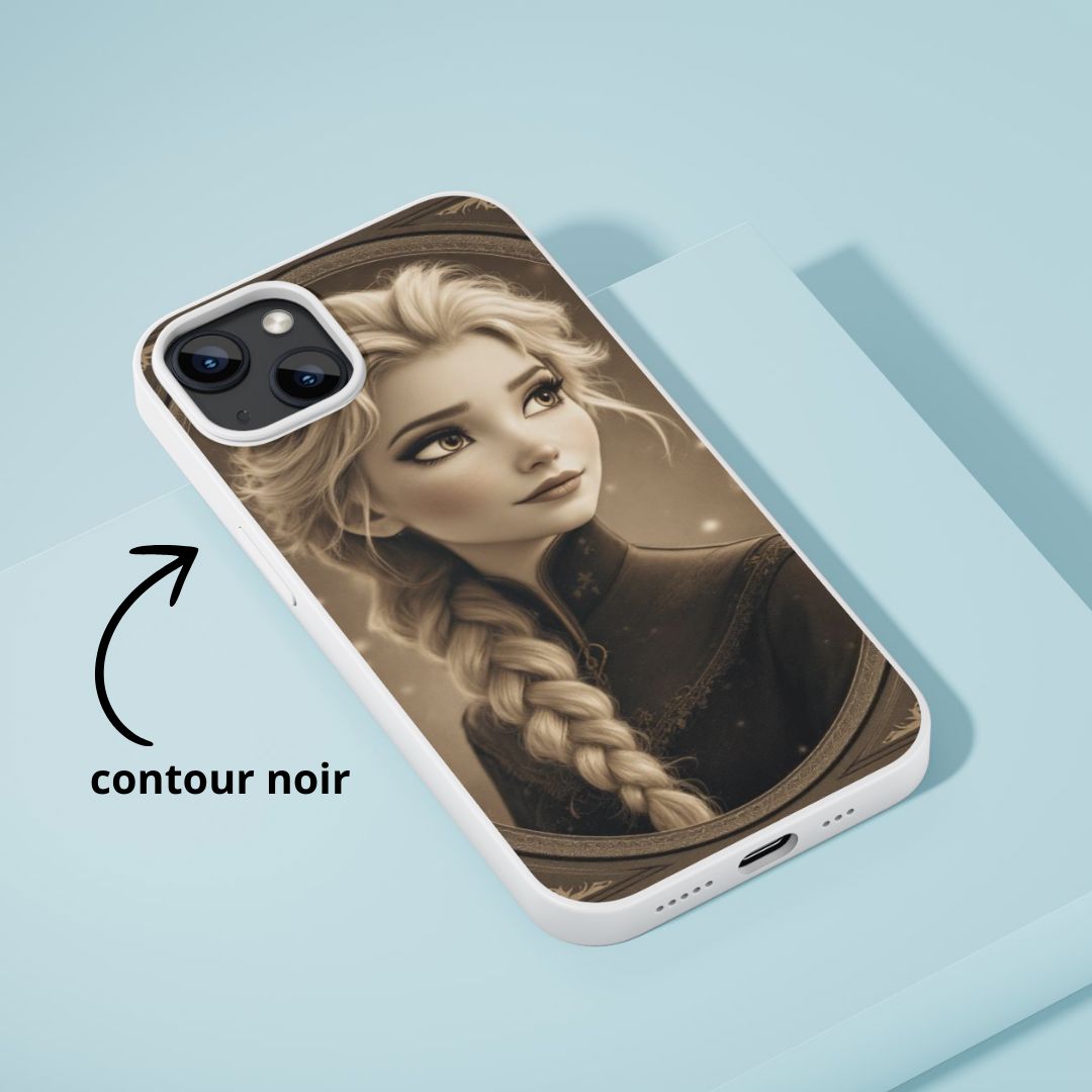 Elsa - Personnalisation | Vintage Personnalisation Disney Shop | Anylem Beauty Coque de téléphone 