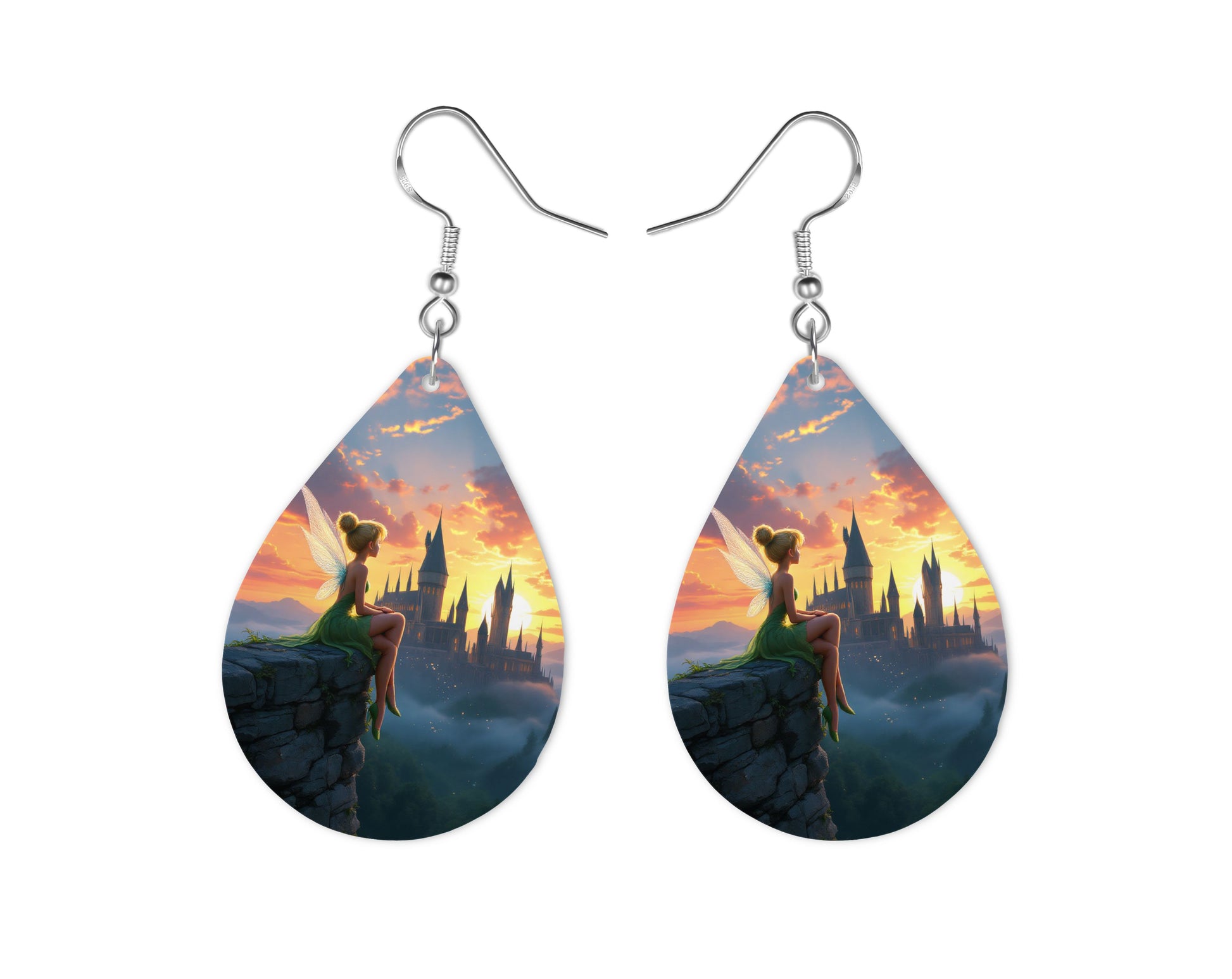 Fée Clochette à Poudlard - Personnalisation | Couché de soleil Personnalisation Disney Shop | Anylem Beauty Boucle d’oreilles 
