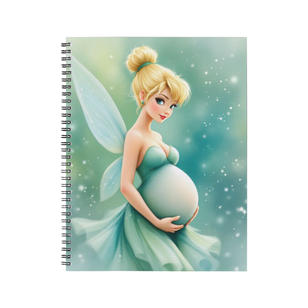 Fée Clochette - Carnet spirale A5 | Grossesse Carnets et bloc-notes Disney Shop | Anylem Beauty 