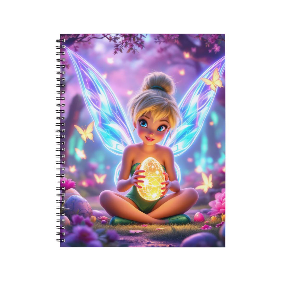 Fée Clochette - Carnet spirale A5 | Pâques Carnets et bloc-notes Disney Shop | Anylem Beauty 