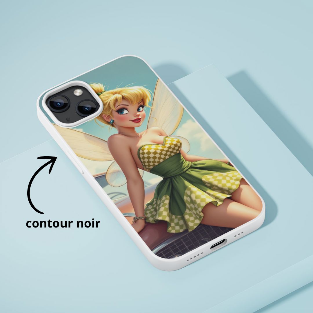 Fée Clochette - Coque de téléphone | Rockabilly Coque de téléphone Disney Shop | Anylem Beauty 