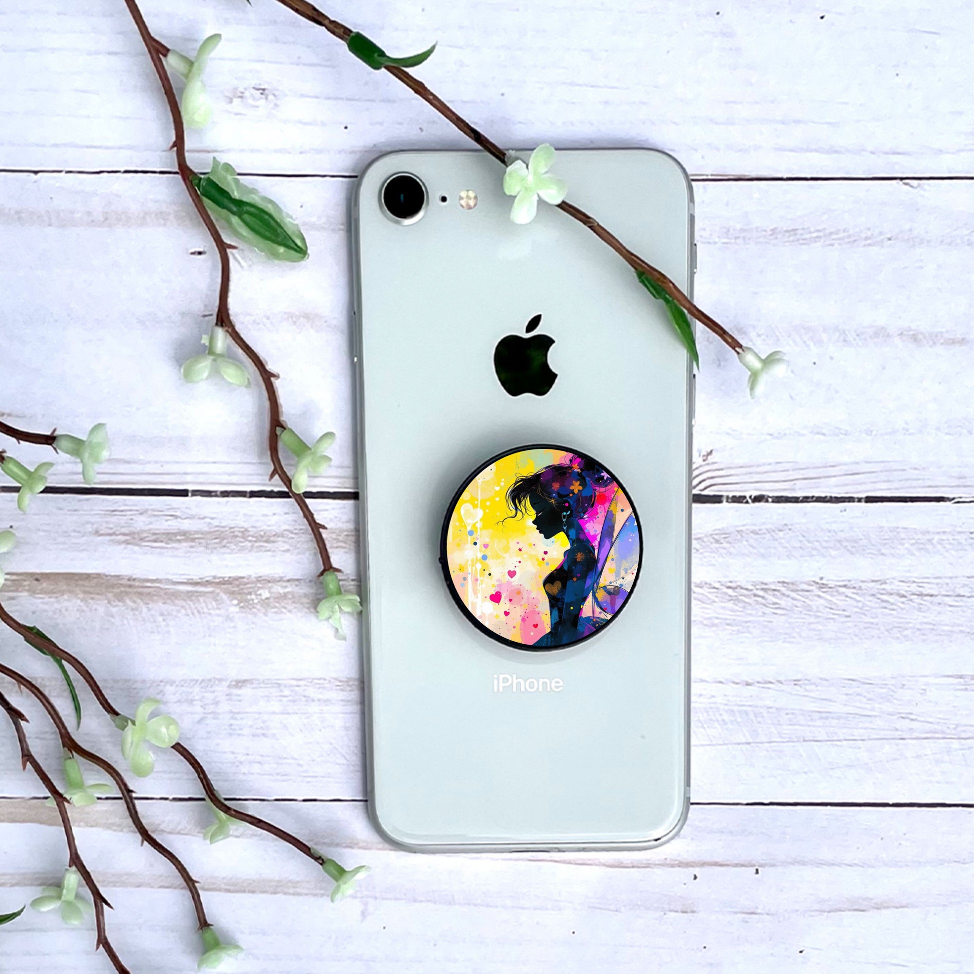 Fée Clochette - Personnalisation | Aquarelle Personnalisation Disney Shop | Anylem Beauty Phone grip 
