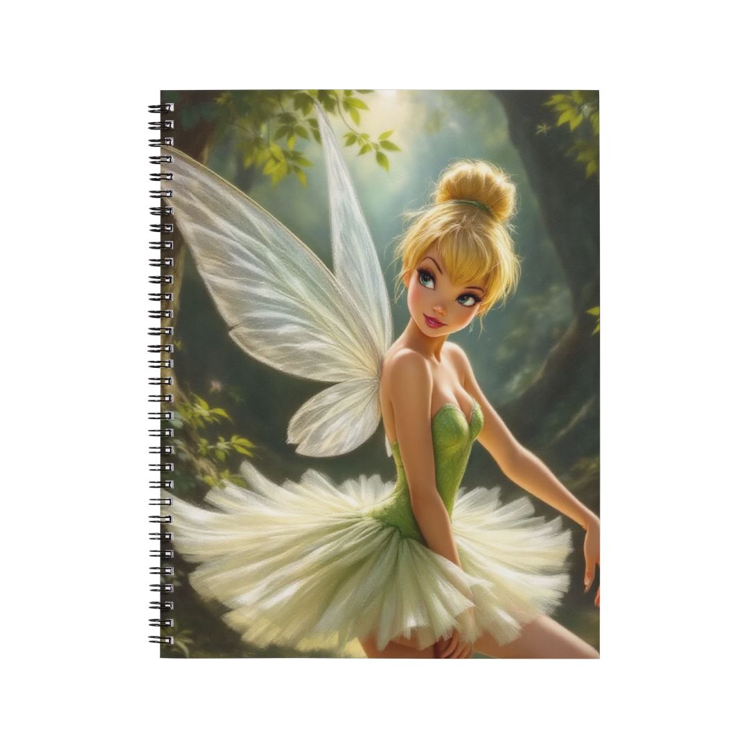 Fée Clochette - Personnalisation | Danseuse Personnalisation Disney Shop | Anylem Beauty Carnet de notes A5 