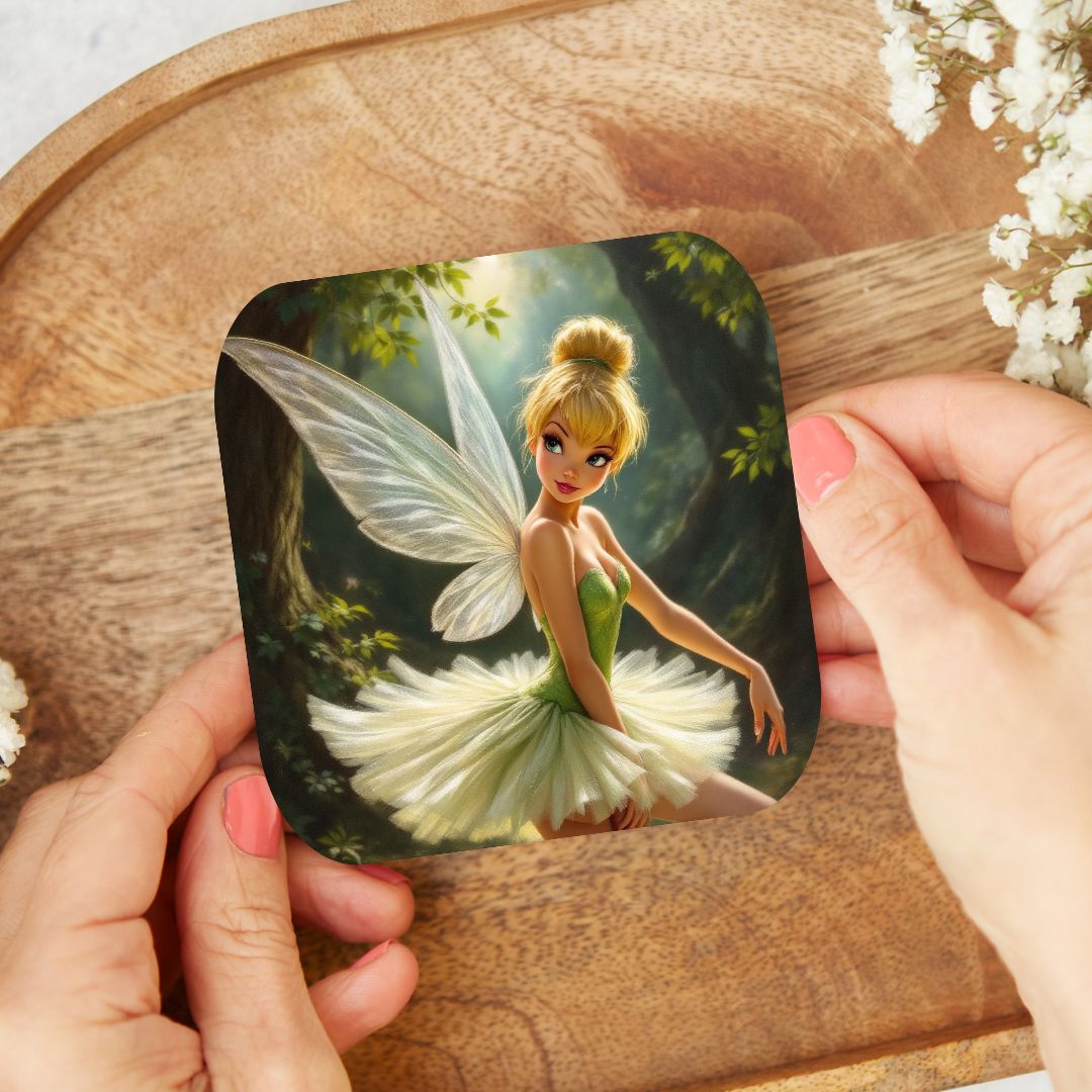 Fée Clochette - Personnalisation | Danseuse Personnalisation Disney Shop | Anylem Beauty Dessous de verres 