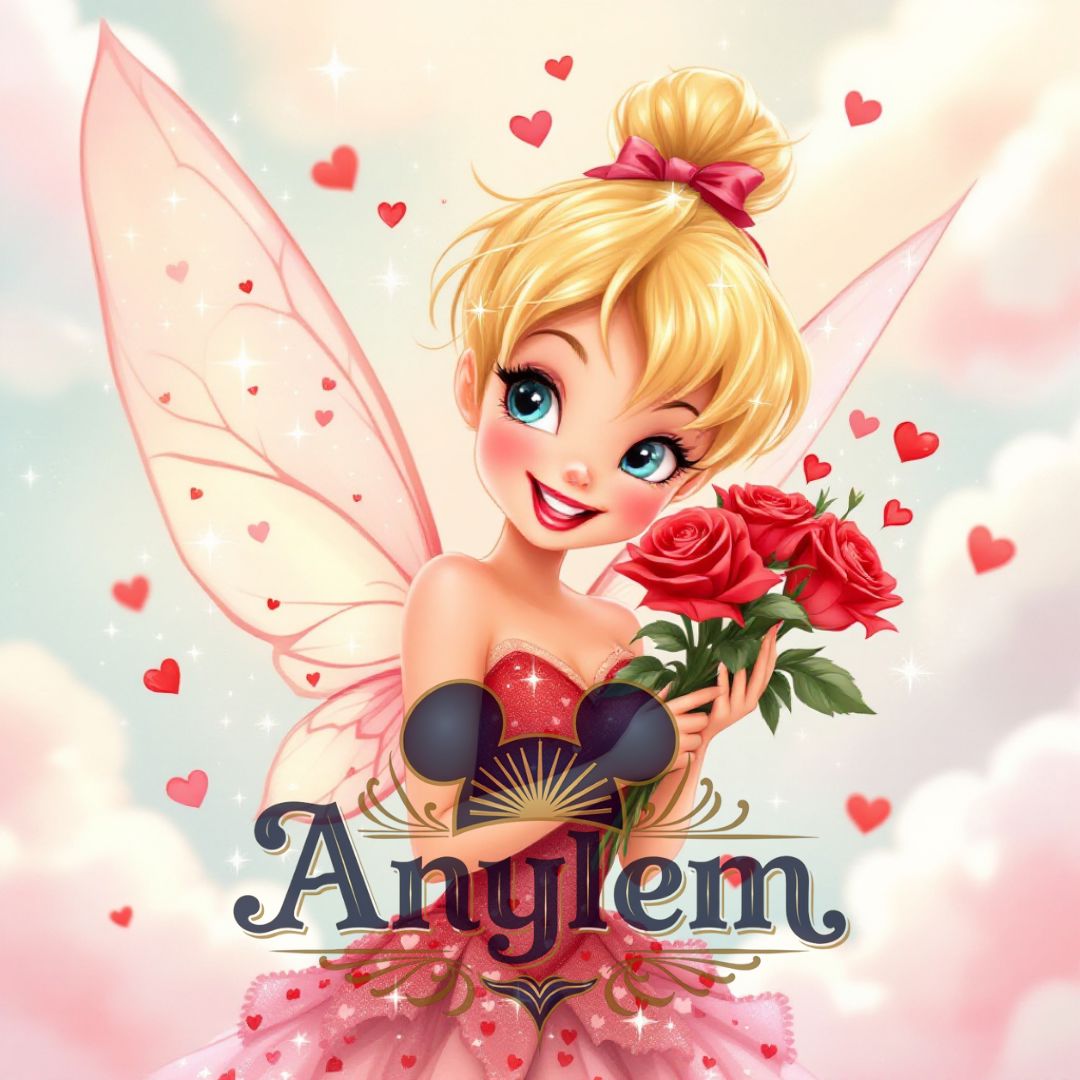 Fée Clochette - Personnalisation | St Valentin Personnalisation Disney Shop | Anylem Beauty 