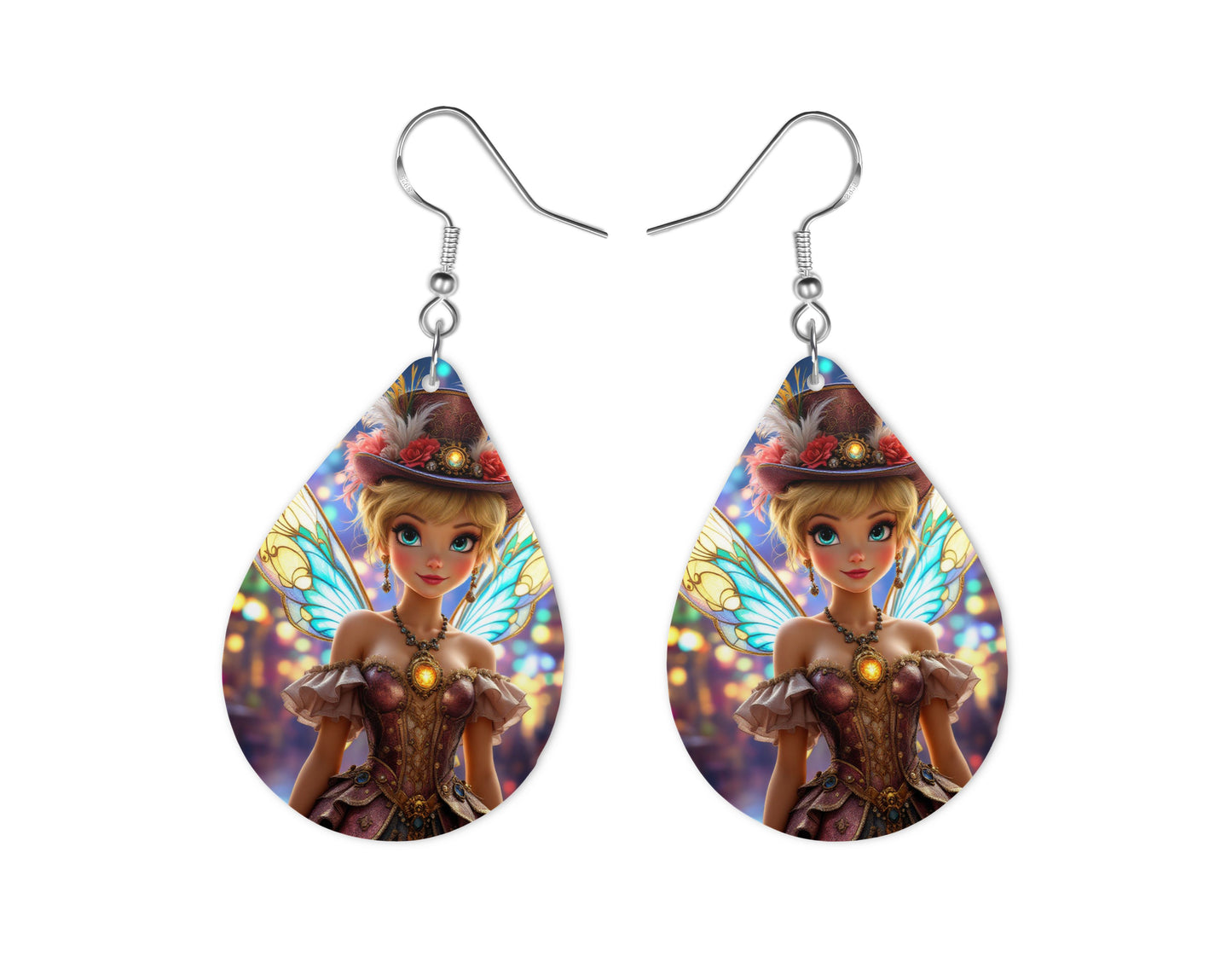 Fée Clochette - Personnalisation | Steampunk Personnalisation Disney Shop | Anylem Beauty Boucle d’oreilles 