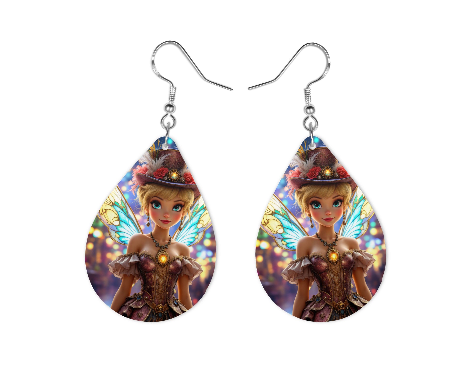 Fée Clochette - Personnalisation | Steampunk Personnalisation Disney Shop | Anylem Beauty Boucle d’oreilles 