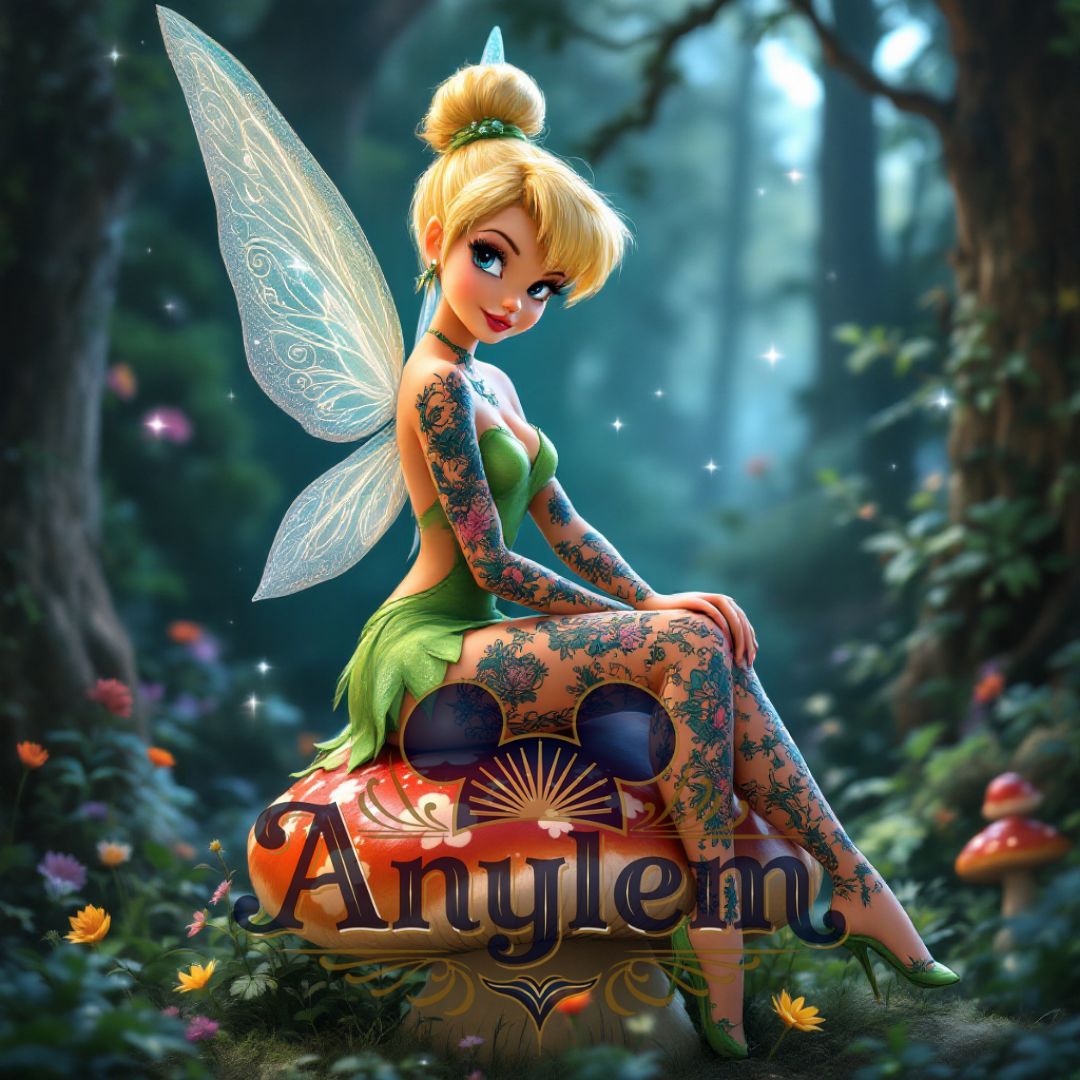 Fée Clochette - Personnalisation | Tatouages Personnalisation Disney Shop | Anylem Beauty 