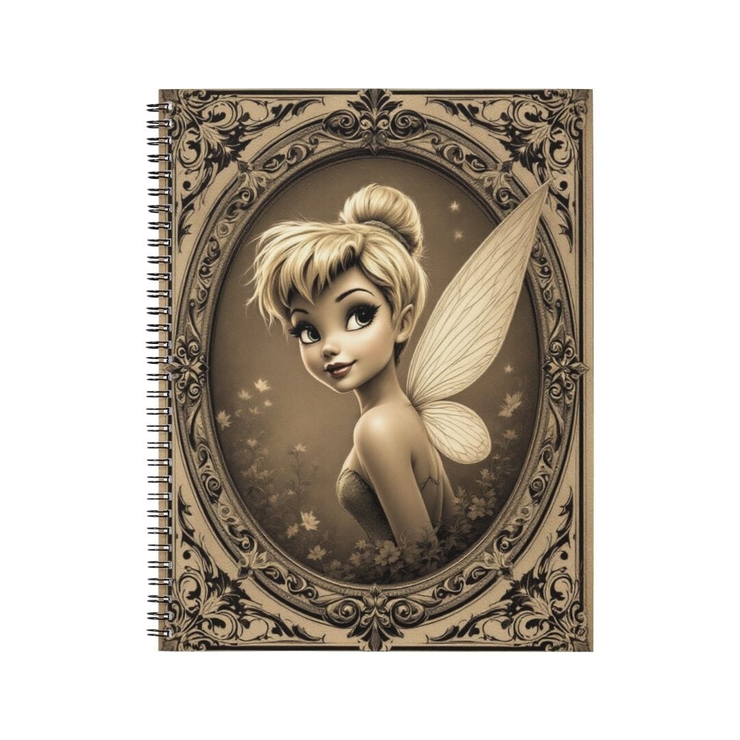 Fée Clochette - Personnalisation | Vintage Personnalisation Disney Shop | Anylem Beauty Carnet de notes A5 