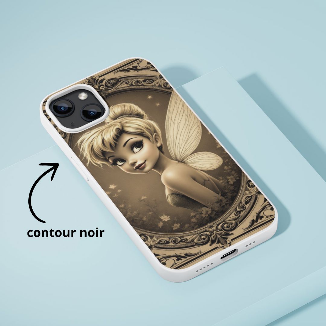Fée Clochette - Personnalisation | Vintage Personnalisation Disney Shop | Anylem Beauty Coque de téléphone 