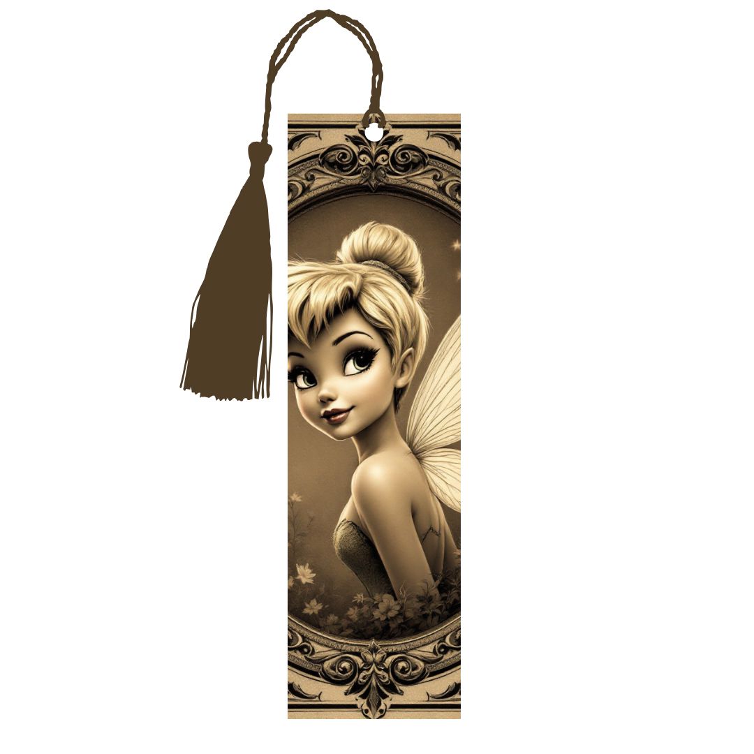 Fée Clochette - Personnalisation | Vintage Personnalisation Disney Shop | Anylem Beauty Marque page 