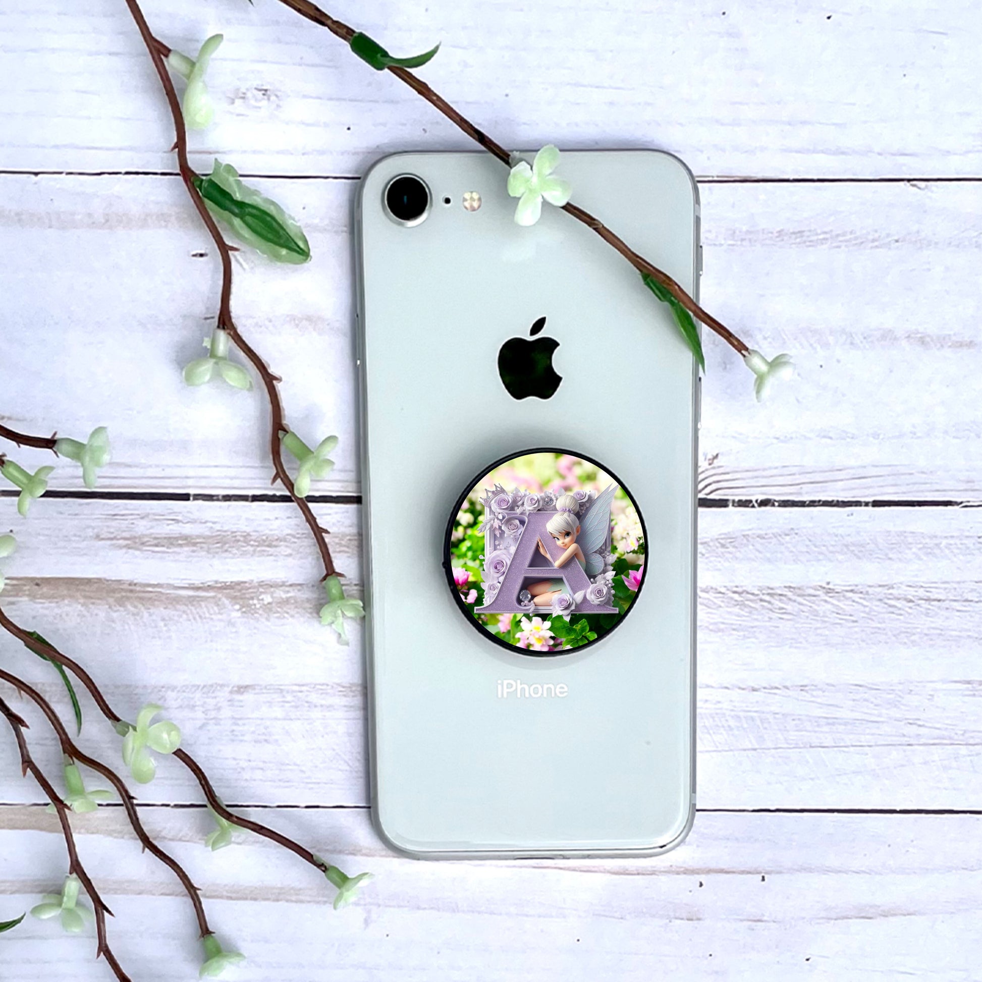 Fée Clochette - Phone Grip | Lettrage Phone Grip Disney Shop | Anylem Beauty A 