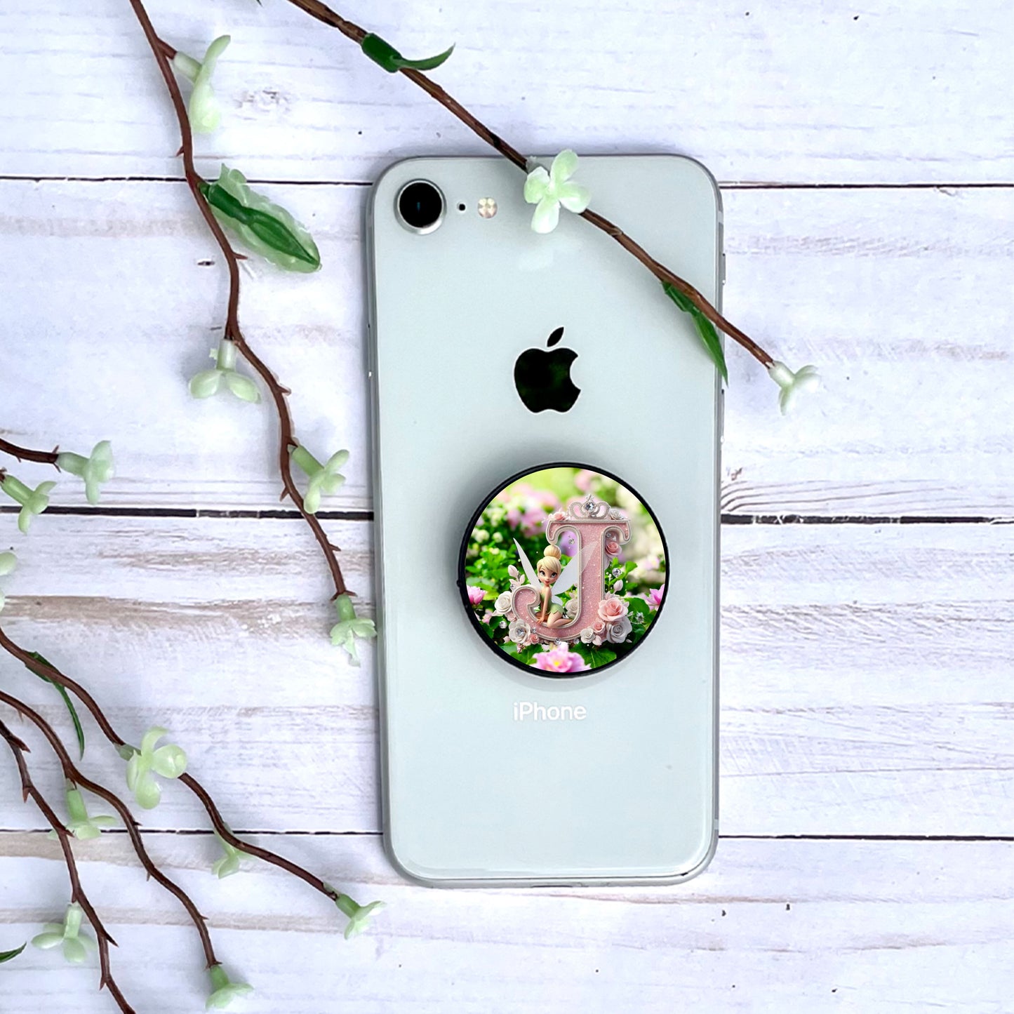 Fée Clochette - Phone Grip | Lettrage Phone Grip Disney Shop | Anylem Beauty J 