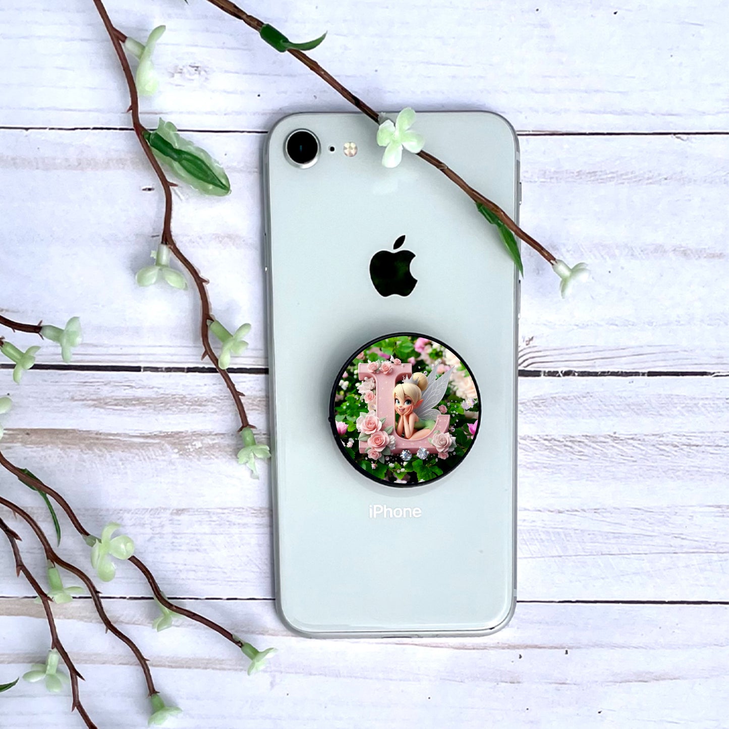 Fée Clochette - Phone Grip | Lettrage Phone Grip Disney Shop | Anylem Beauty L 