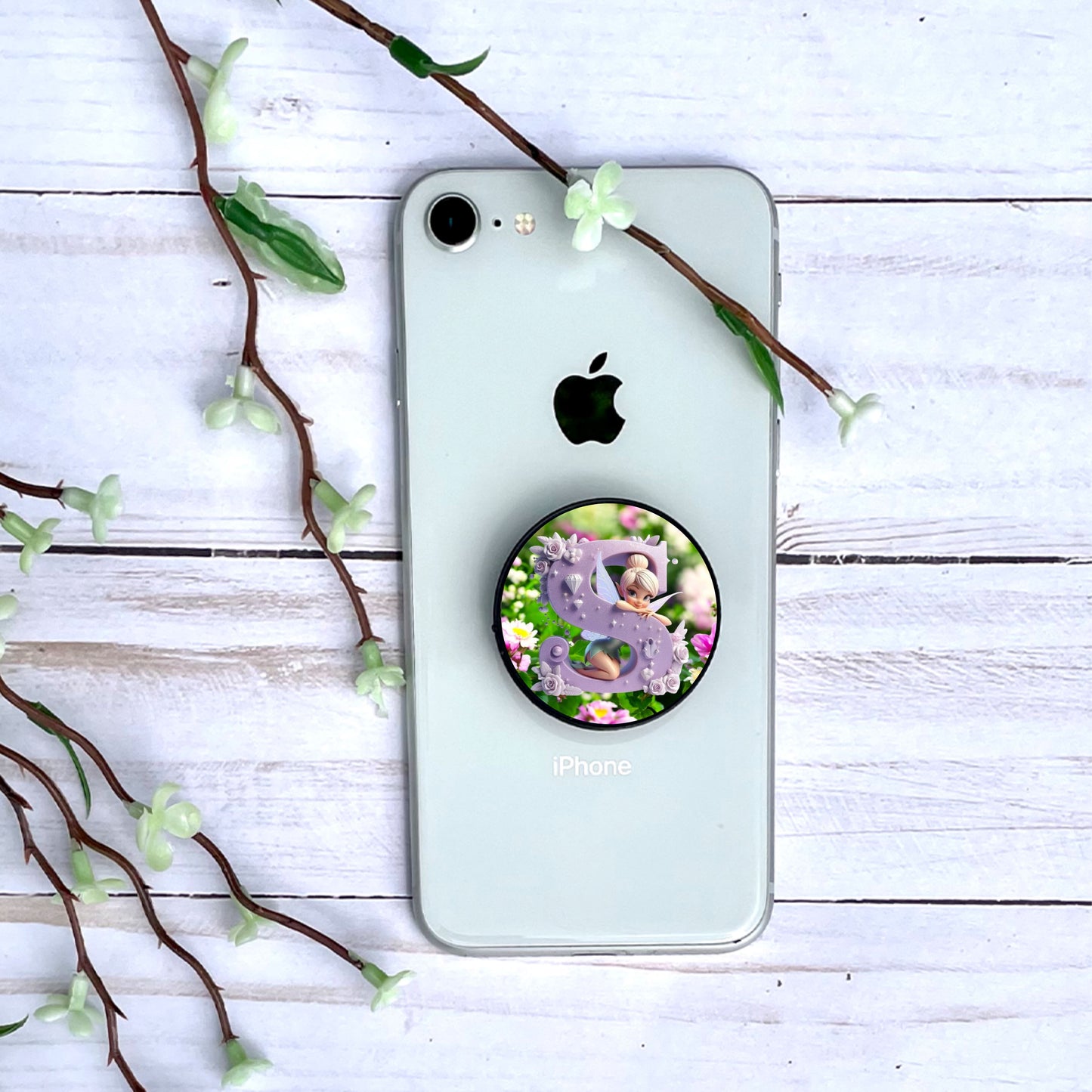 Fée Clochette - Phone Grip | Lettrage Phone Grip Disney Shop | Anylem Beauty S 