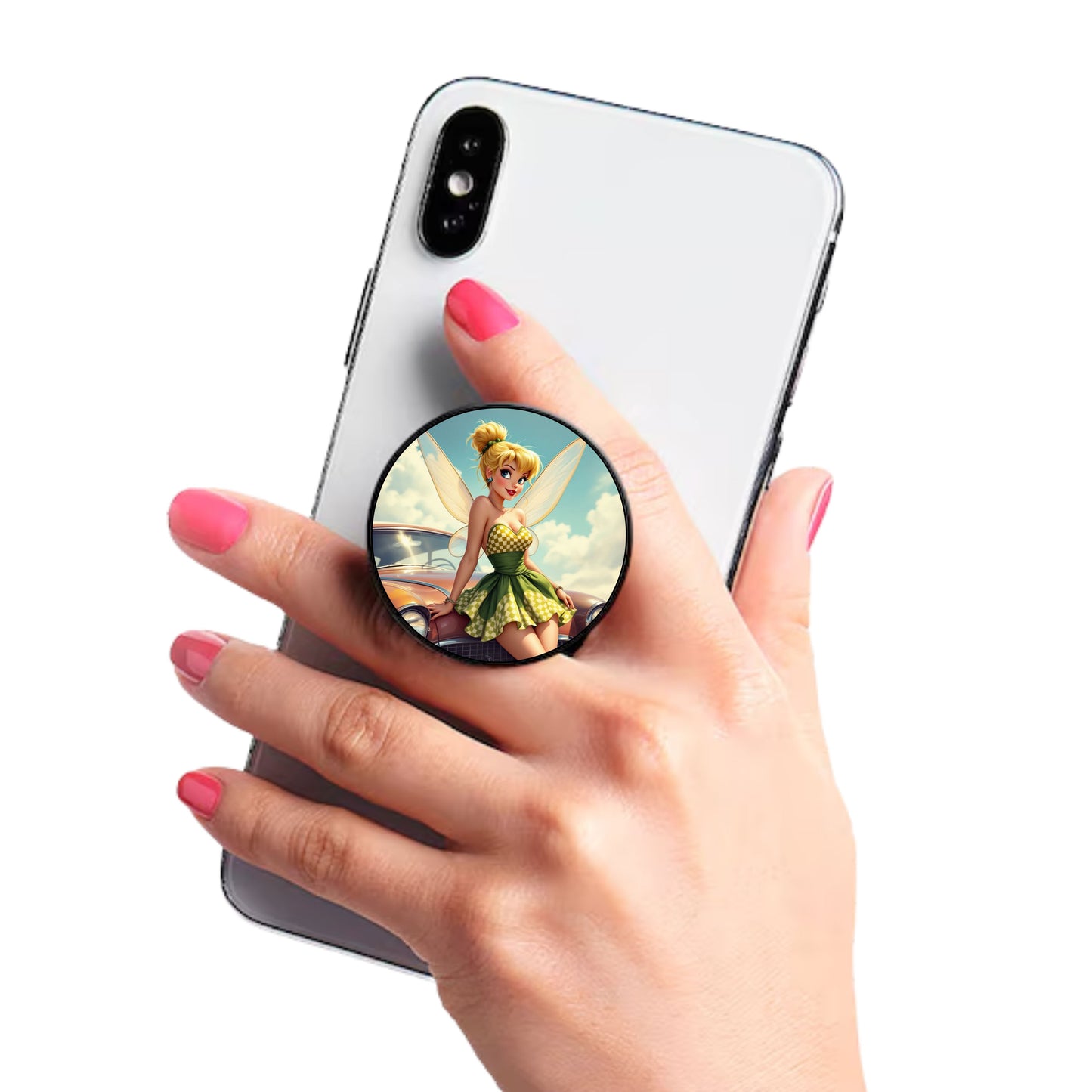 Fée Clochette - Phone Grip | Rockabilly Phone Grip Disney Shop | Anylem Beauty 