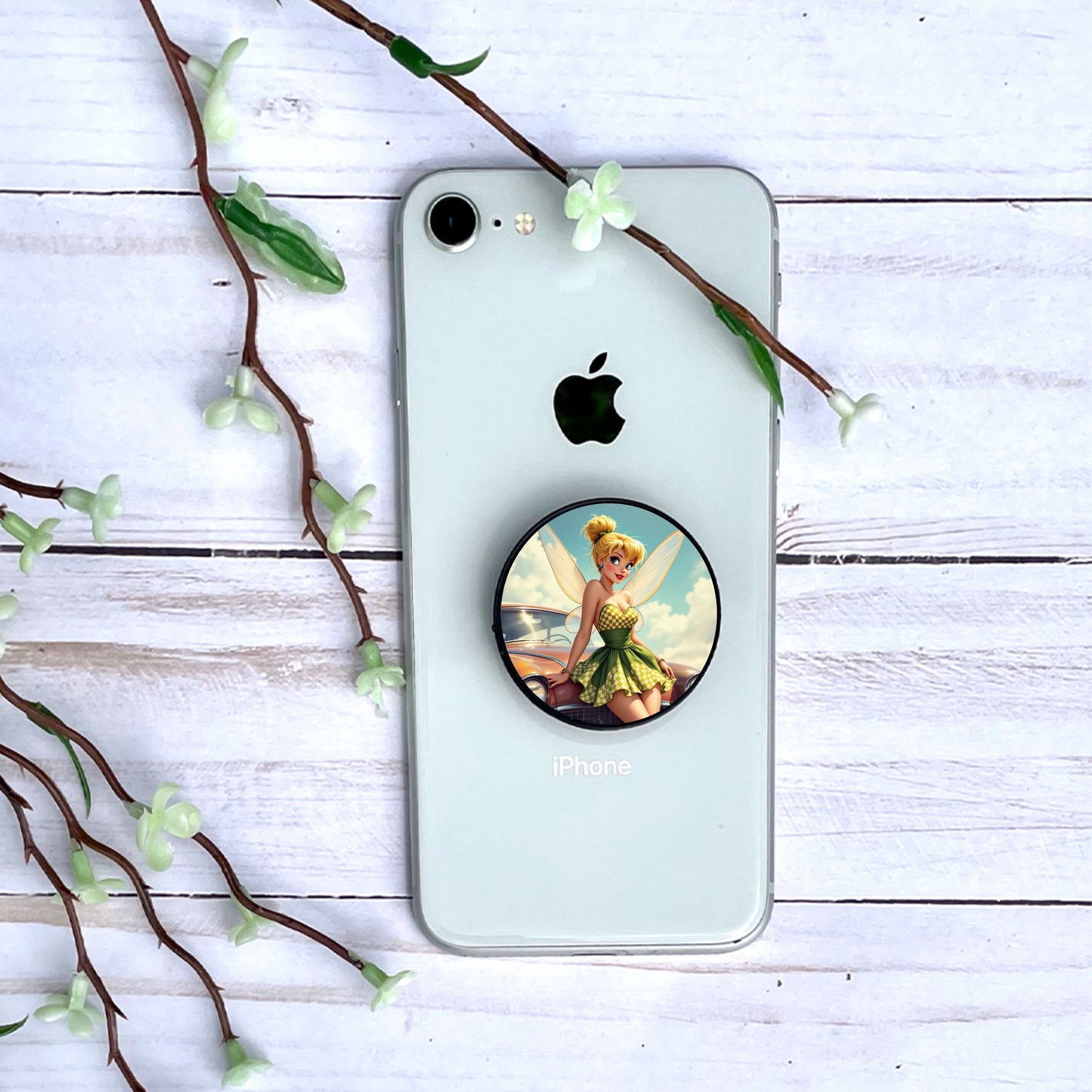 Fée Clochette - Phone Grip | Rockabilly Phone Grip Disney Shop | Anylem Beauty 