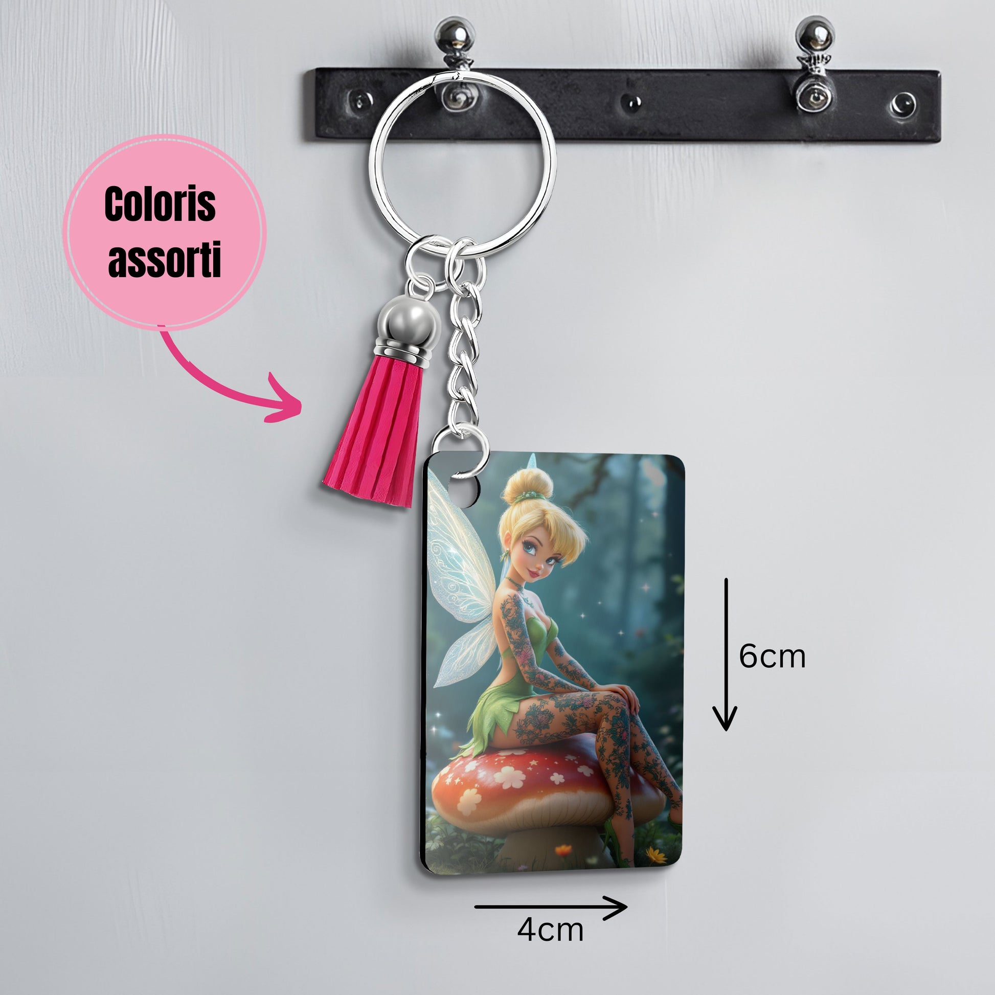 Fée Clochette - Porte Clé | Tatouages Porte-clés Disney Shop | Anylem Beauty 