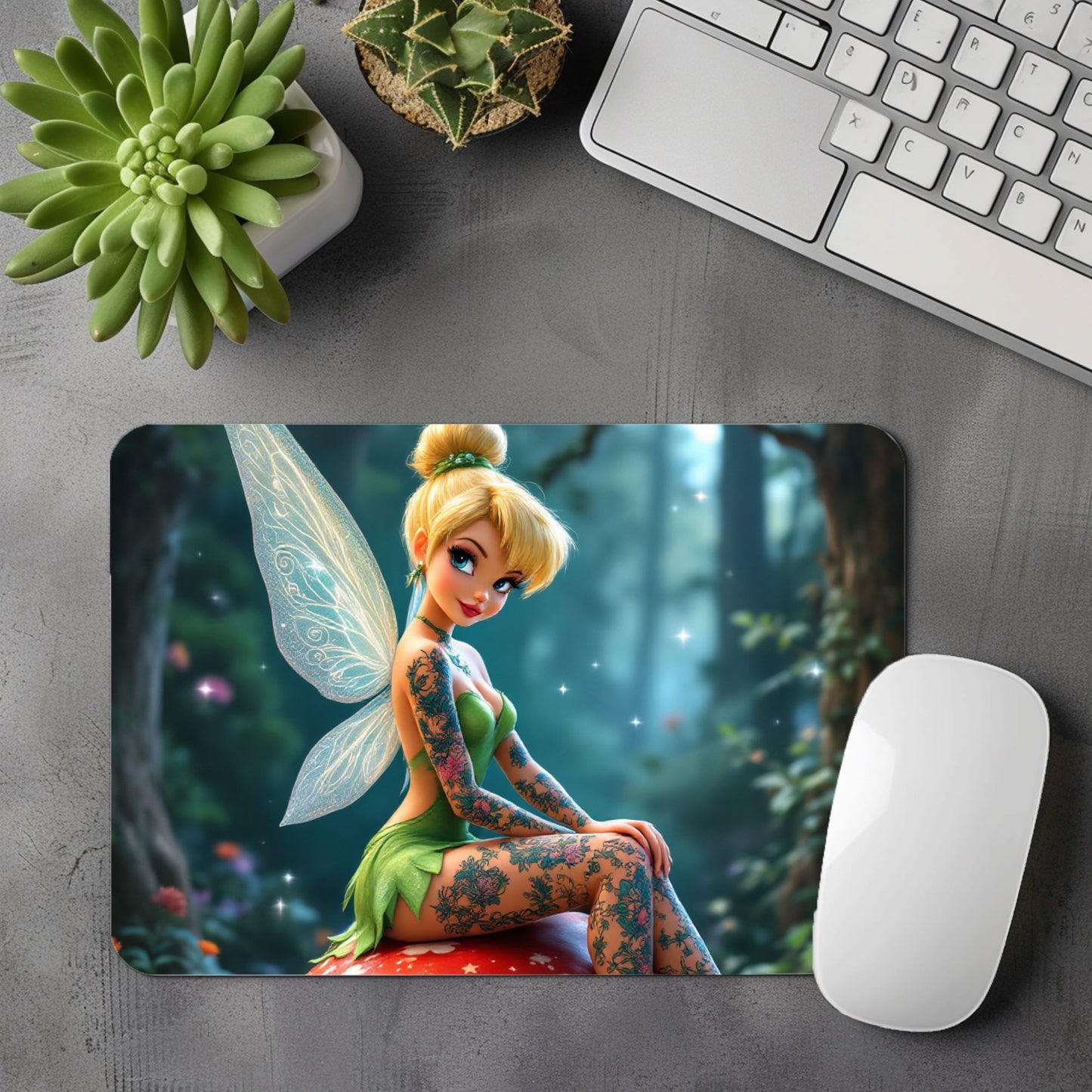 Fée Clochette - Tapis de souris | Tatouages Tapis de souris Disney Shop | Anylem Beauty 