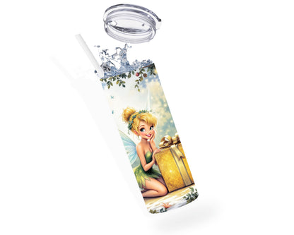 Fée Clochette - Thermos en acier inoxydable 600ml | Cadeau Thermos inoxydable Disney Shop | Anylem Beauty 