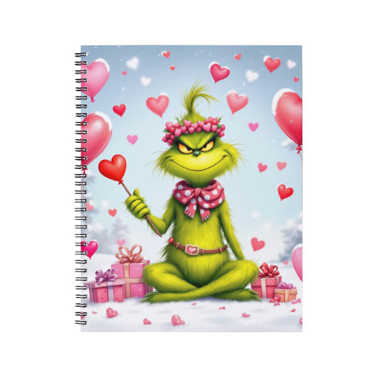 Grinch - Carnet spirale A5 | St Valentin Carnets et bloc-notes Disney Shop | Anylem Beauty 