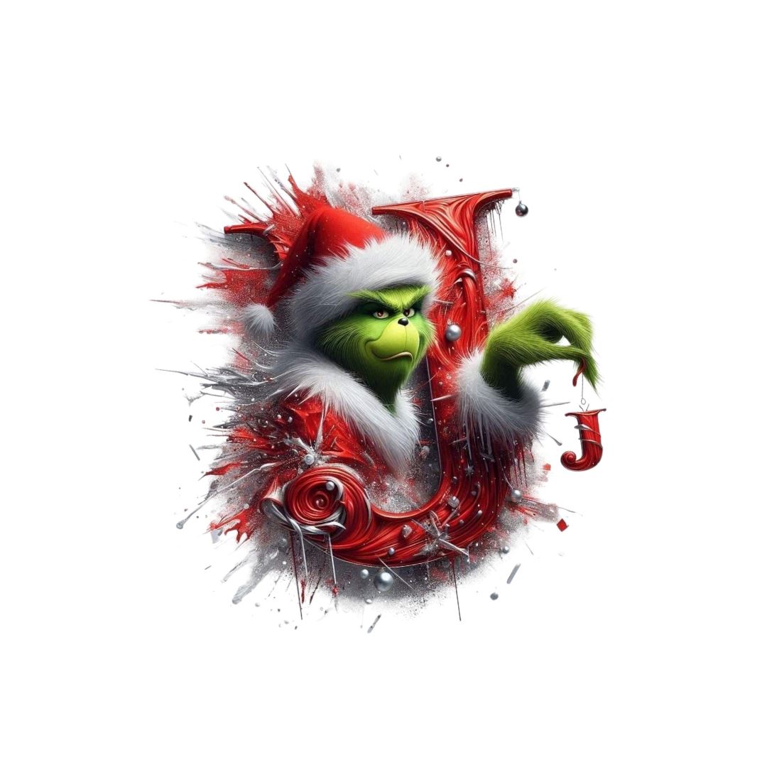 Grinch - Dessous de verre | Lettrage Dessous de verres Disney Shop | Anylem Beauty J 