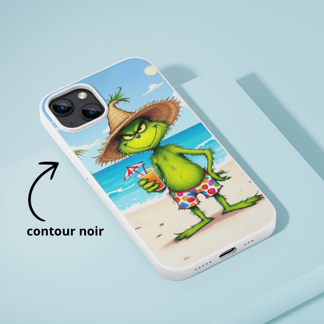 Grinch - Personnalisation | Plage Personnalisation Disney Shop | Anylem Beauty Coque de téléphone 