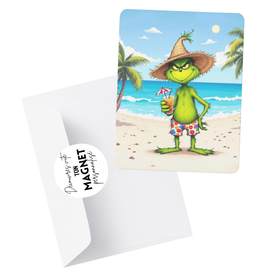 Grinch - Personnalisation | Plage Personnalisation Disney Shop | Anylem Beauty Magnet 