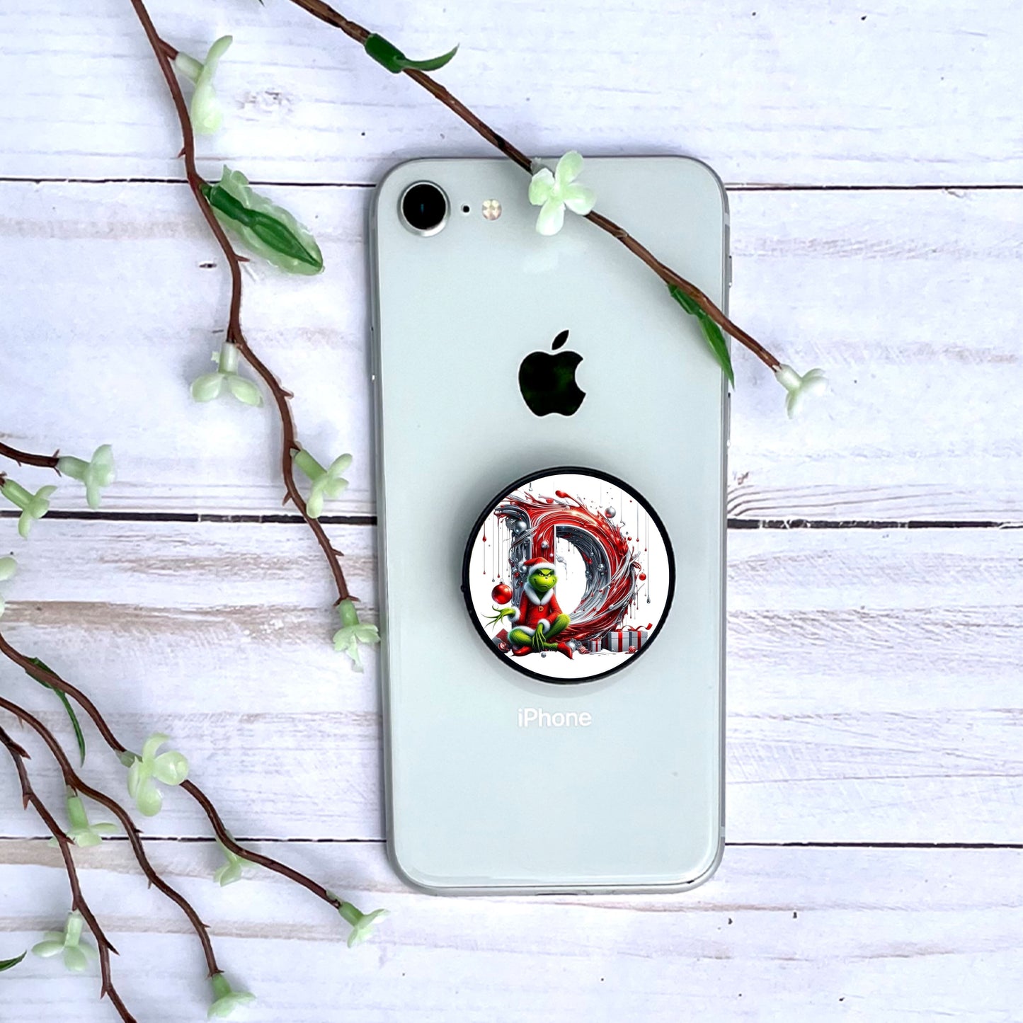 Grinch - Phone Grip | Lettrage Phone Grip Disney Shop | Anylem Beauty D 