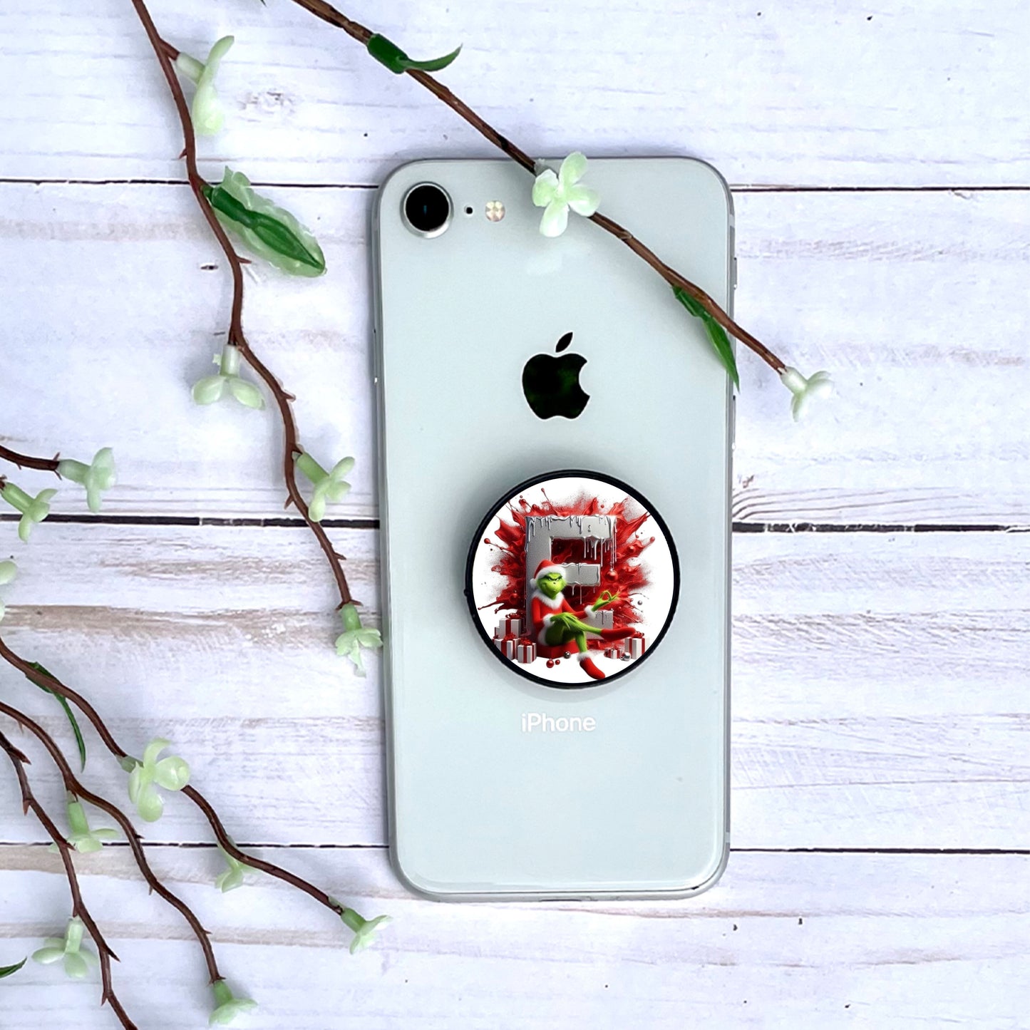 Grinch - Phone Grip | Lettrage Phone Grip Disney Shop | Anylem Beauty E 