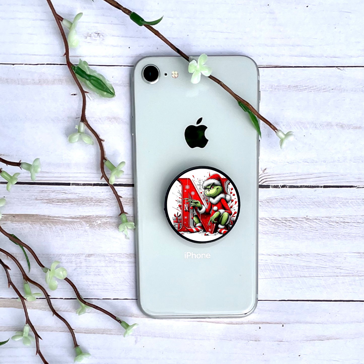 Grinch - Phone Grip | Lettrage Phone Grip Disney Shop | Anylem Beauty N 