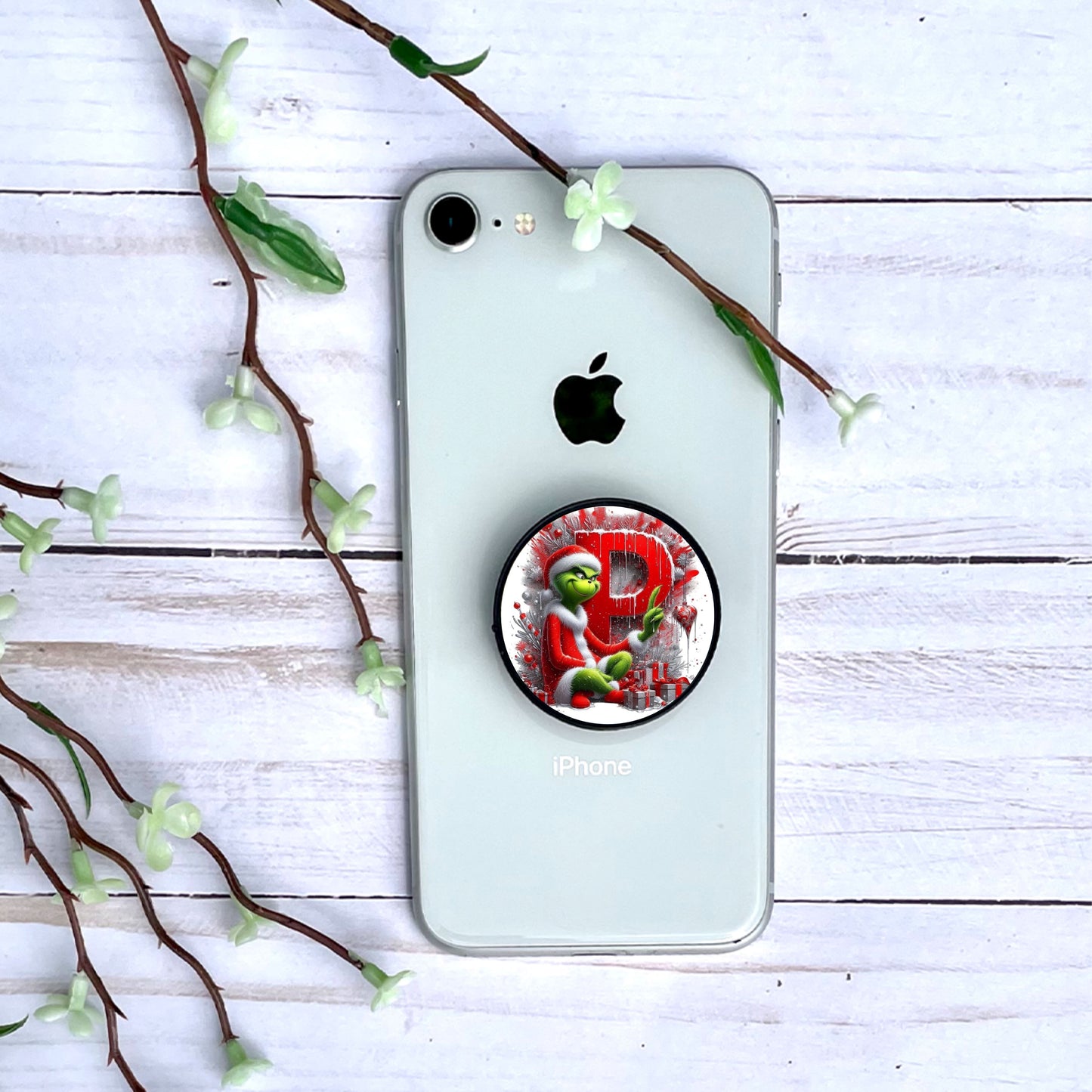 Grinch - Phone Grip | Lettrage Phone Grip Disney Shop | Anylem Beauty P 