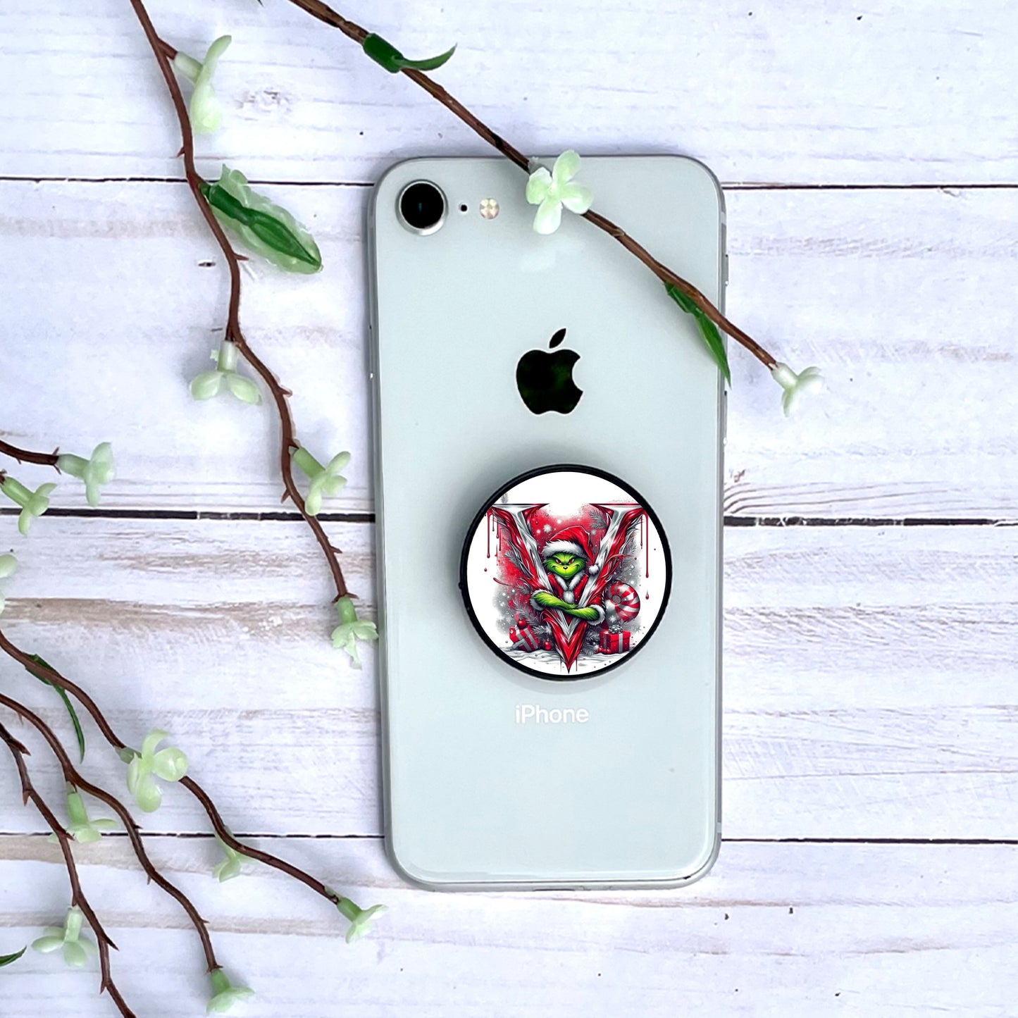 Grinch - Phone Grip | Lettrage Phone Grip Disney Shop | Anylem Beauty V 