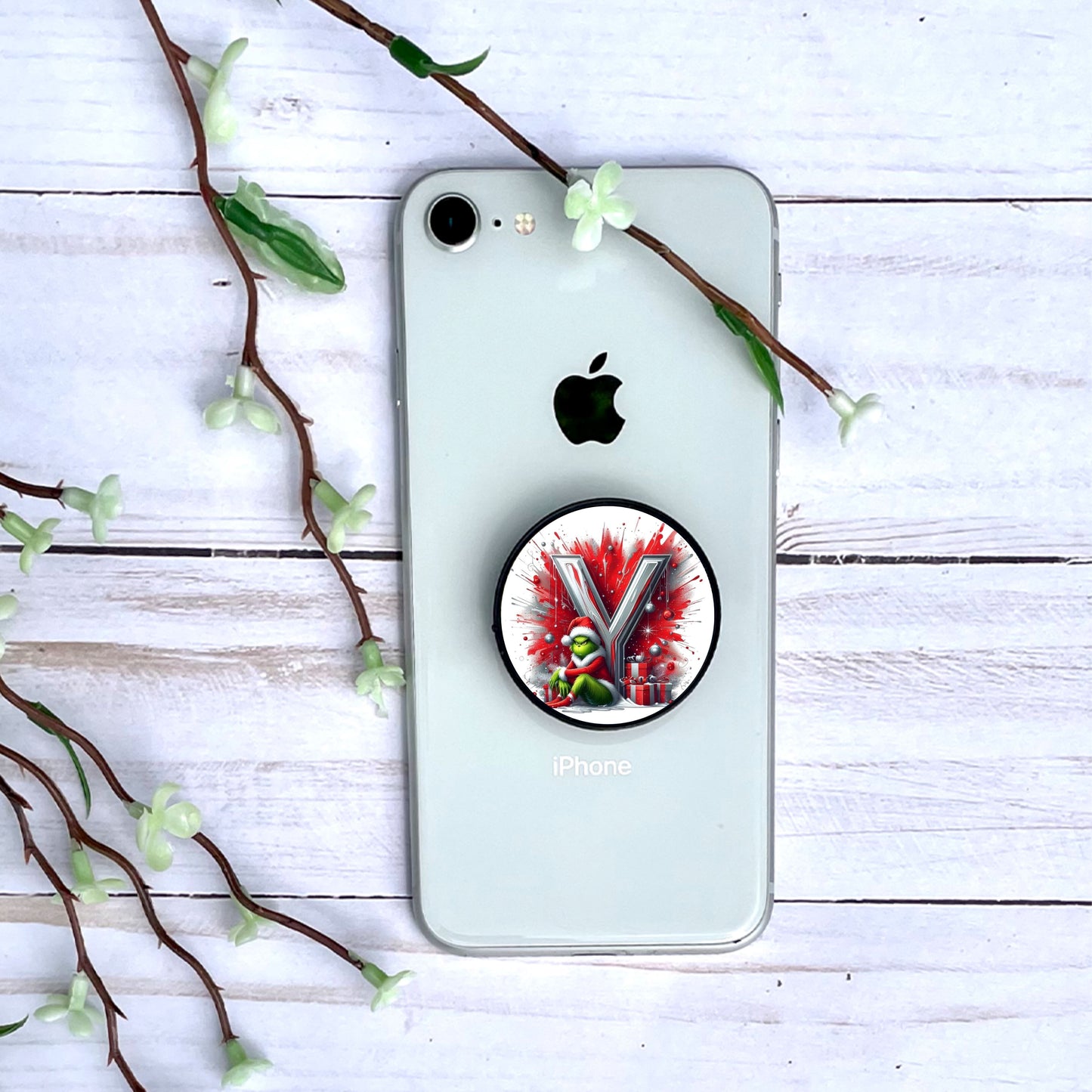 Grinch - Phone Grip | Lettrage Phone Grip Disney Shop | Anylem Beauty Y 