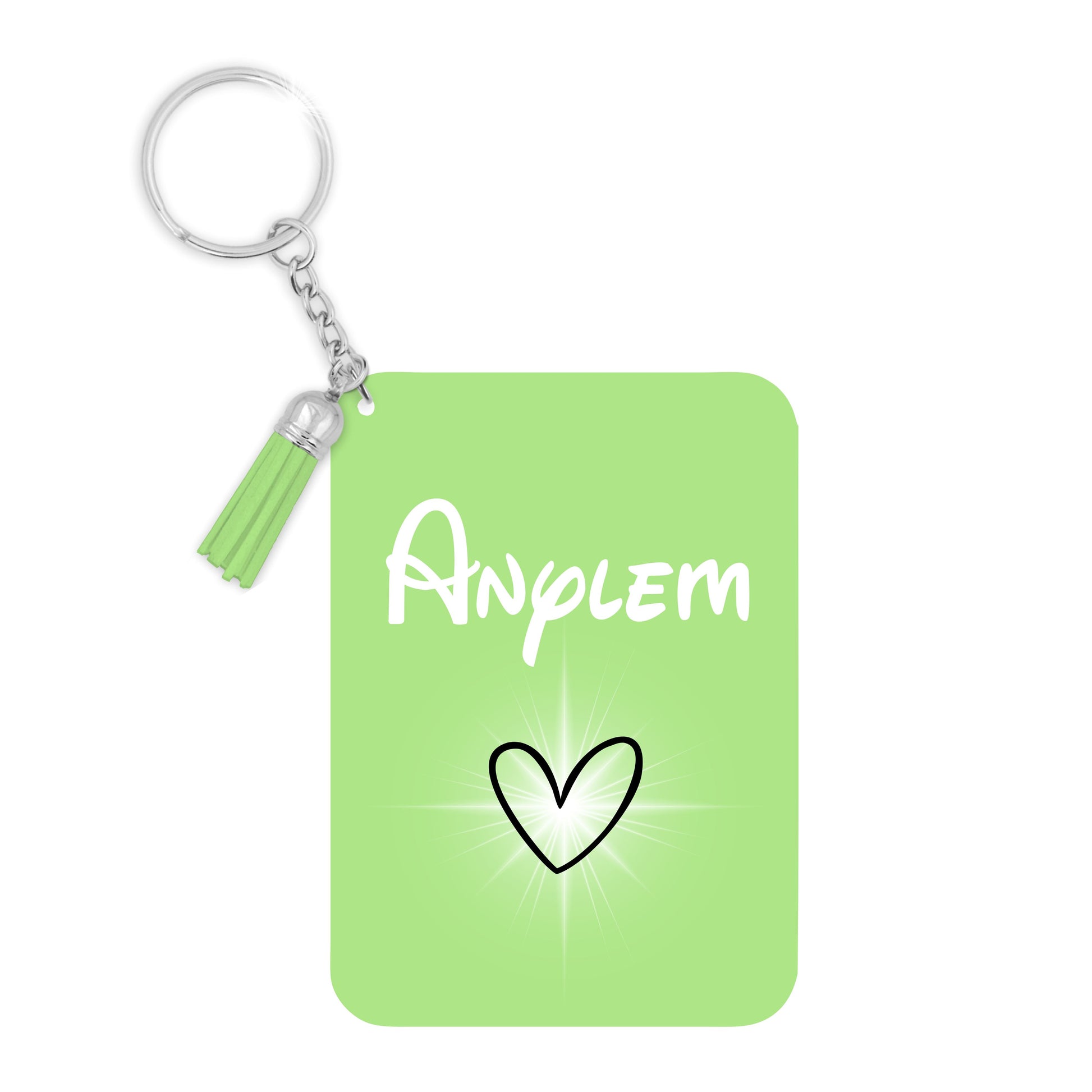 Grinch - Porte Clé avec prénom | St Valentin Porte-clés Disney Shop | Anylem Beauty 