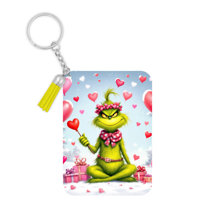 Grinch - Porte Clé avec prénom | St Valentin Porte-clés Disney Shop | Anylem Beauty 