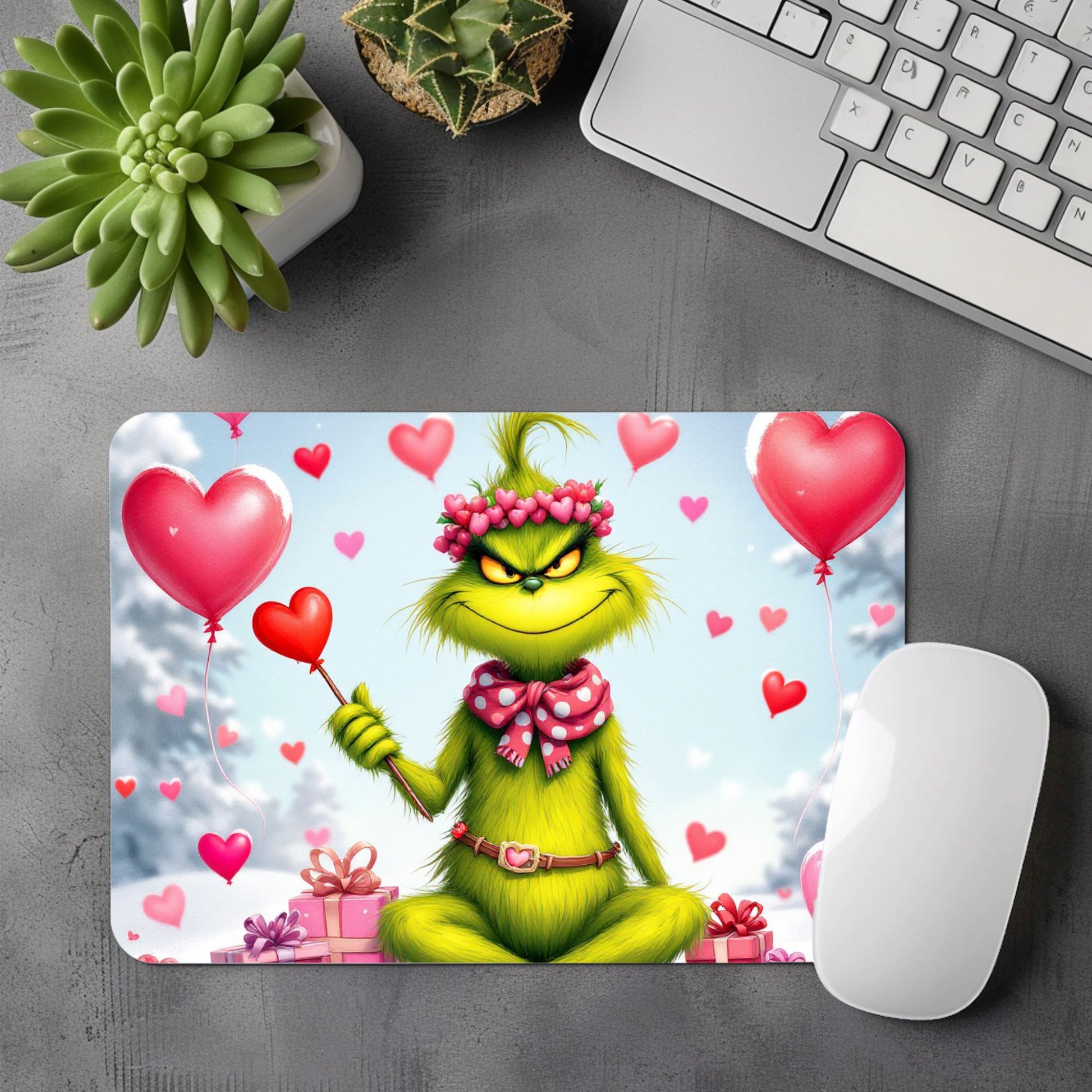 Grinch - Tapis de souris | St Valentin Tapis de souris Disney Shop | Anylem Beauty 