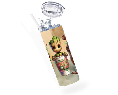 Groot - Thermos en acier inoxydable 600ml | Triple Milkshake Thermos inoxydable Disney Shop | Anylem Beauty 