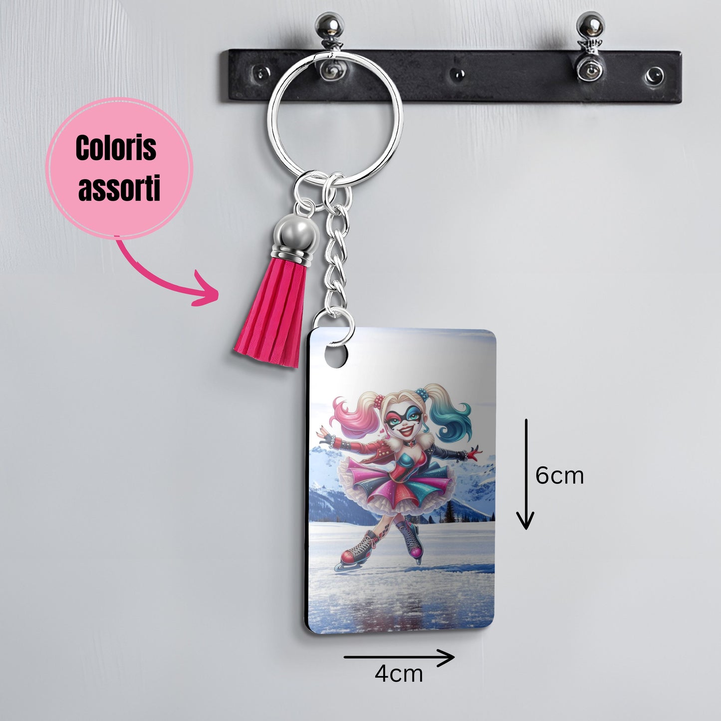 Harley Quinn - Porte Clé avec prénom Porte-clés Disney Shop | Anylem Beauty 