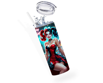 Harley Quinn - Thermos en acier inoxydable 600ml | Rockabilly Thermos inoxydable Disney Shop | Anylem Beauty 