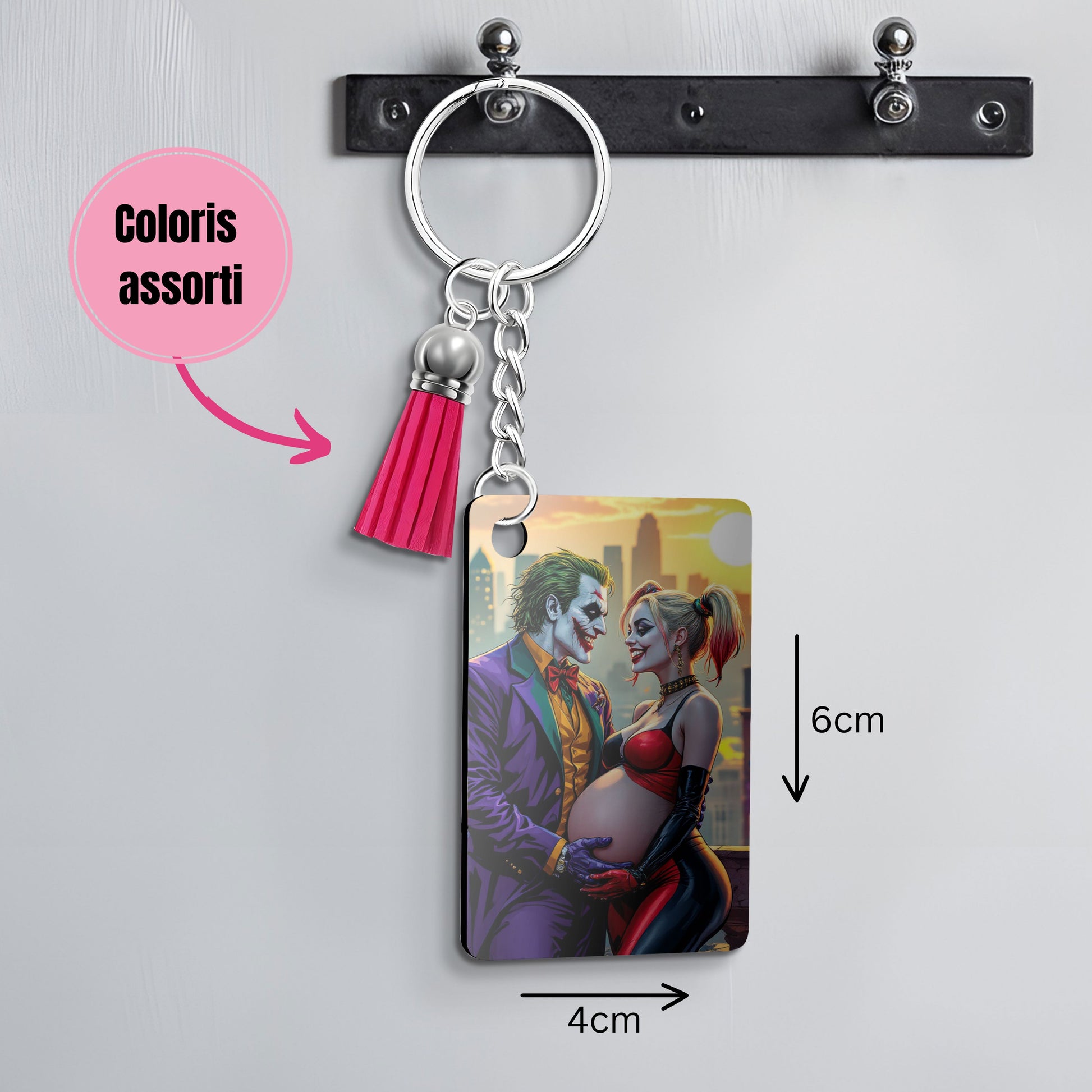 Harley Quinn x Joker - Porte Clé | Grossesse Porte-clés Disney Shop | Anylem Beauty 
